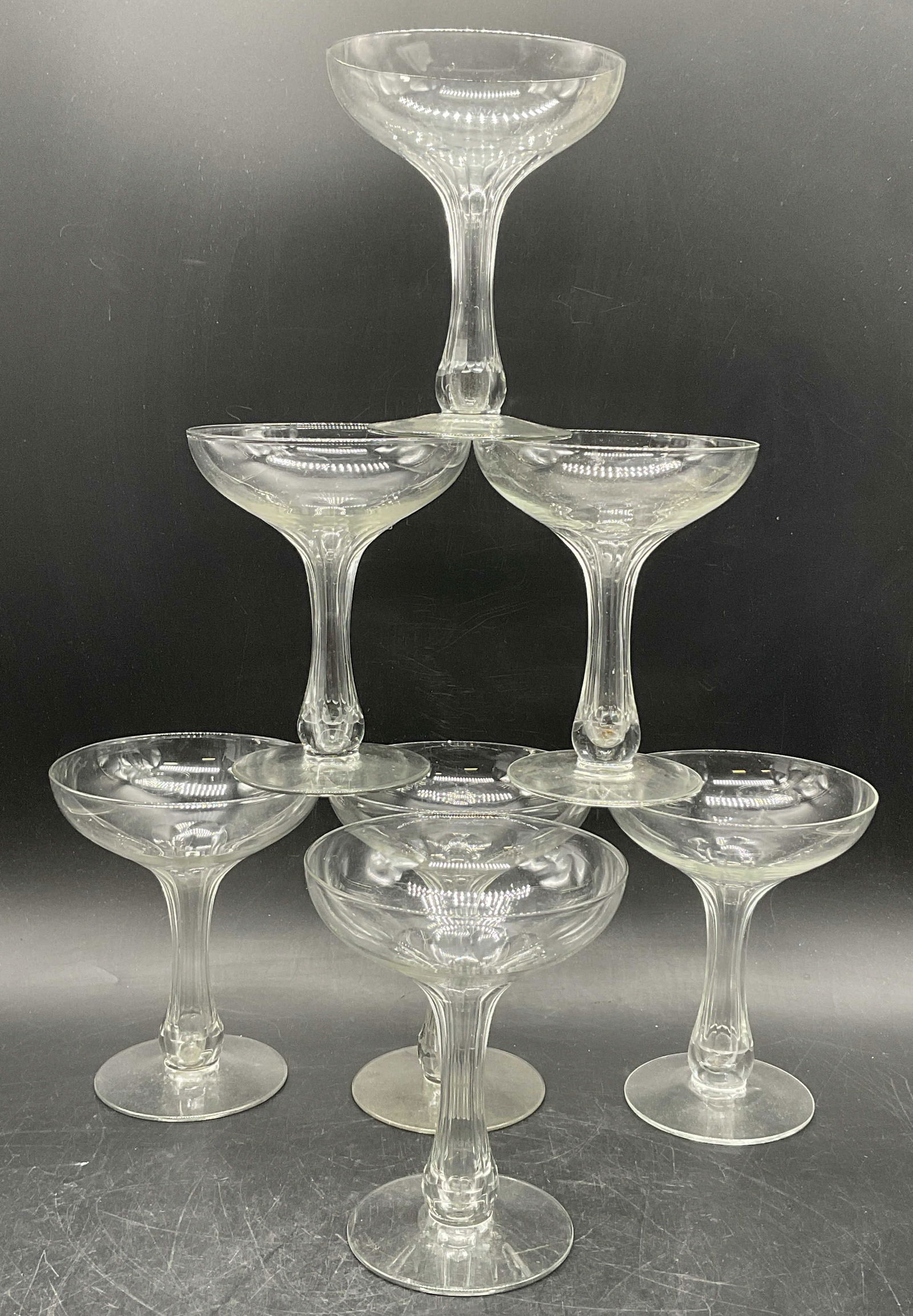 Set 7 Crystal Stemware Glasses (1 of 8)