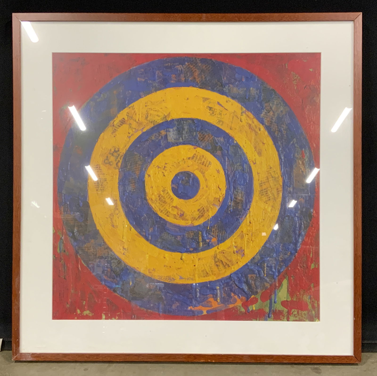 After Jasper Johns Target Framed Lithograph (1 of 11)