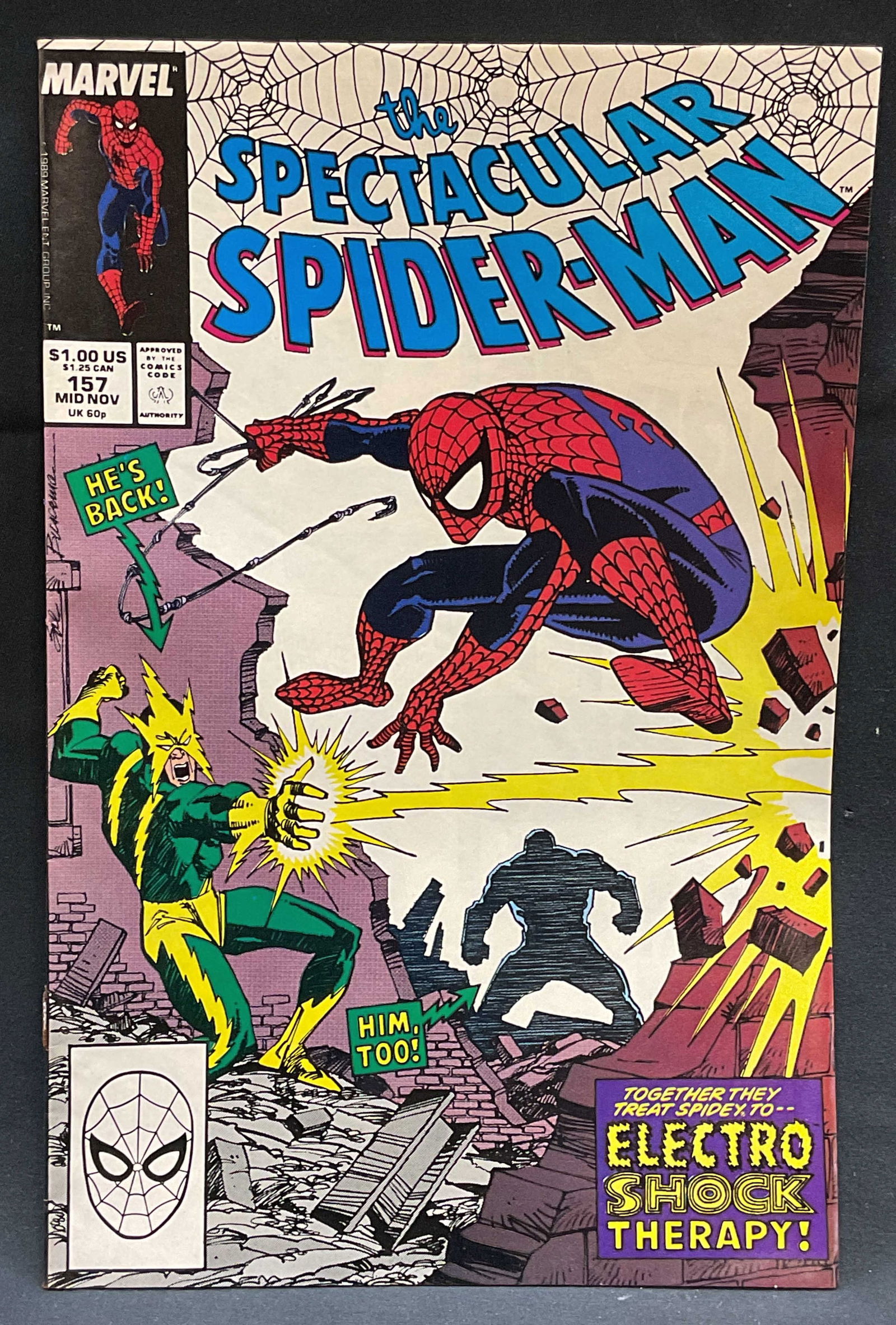 Marvel Comics Spectacular Spider Man #157 1989 (1 of 7)