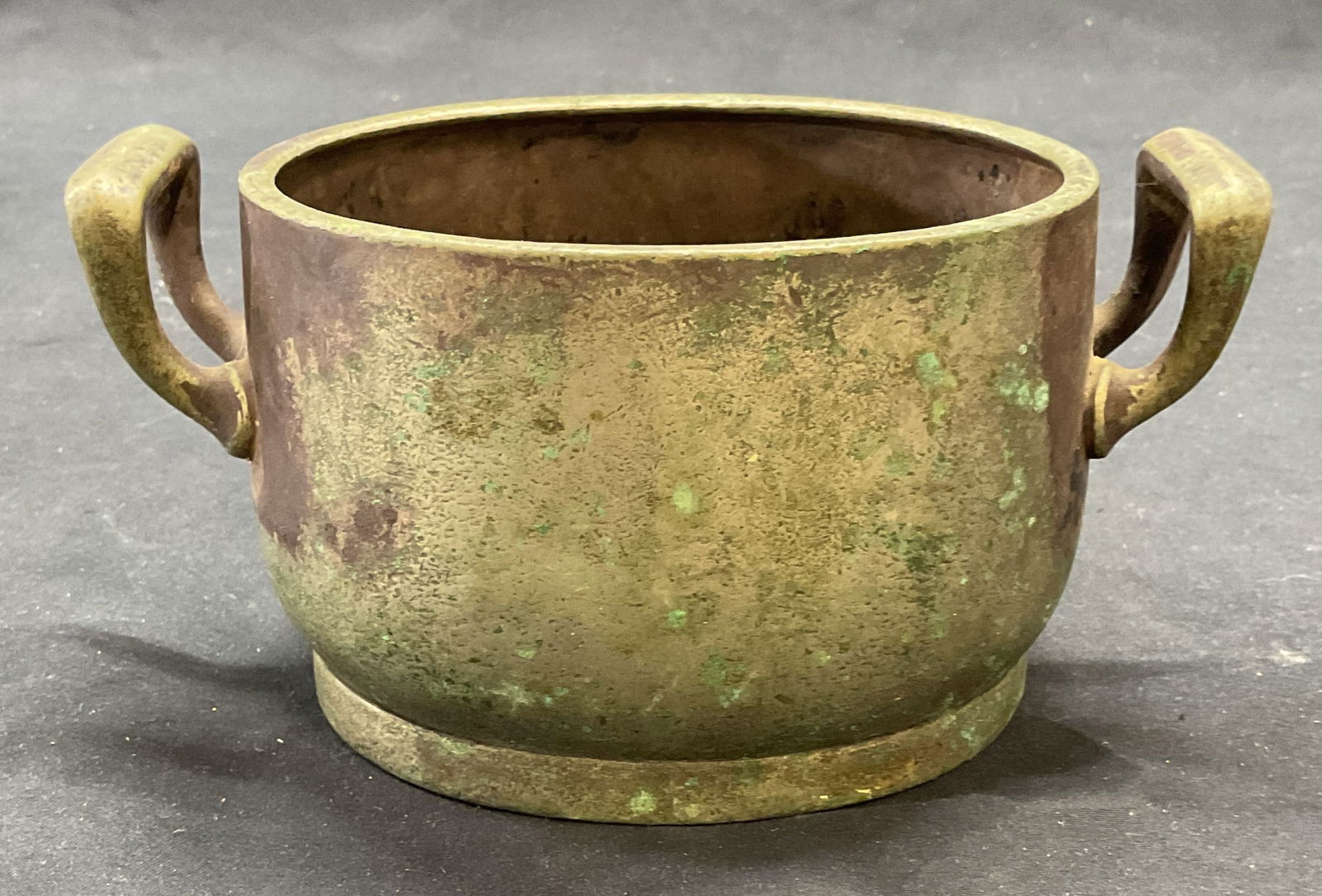 Vintage Verdigris Patina Metal Planter (1 of 6)