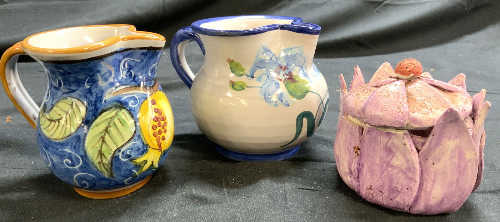 Lot 3 Assorted Ceramic Vessel S ROMANO & More (1 of 7)