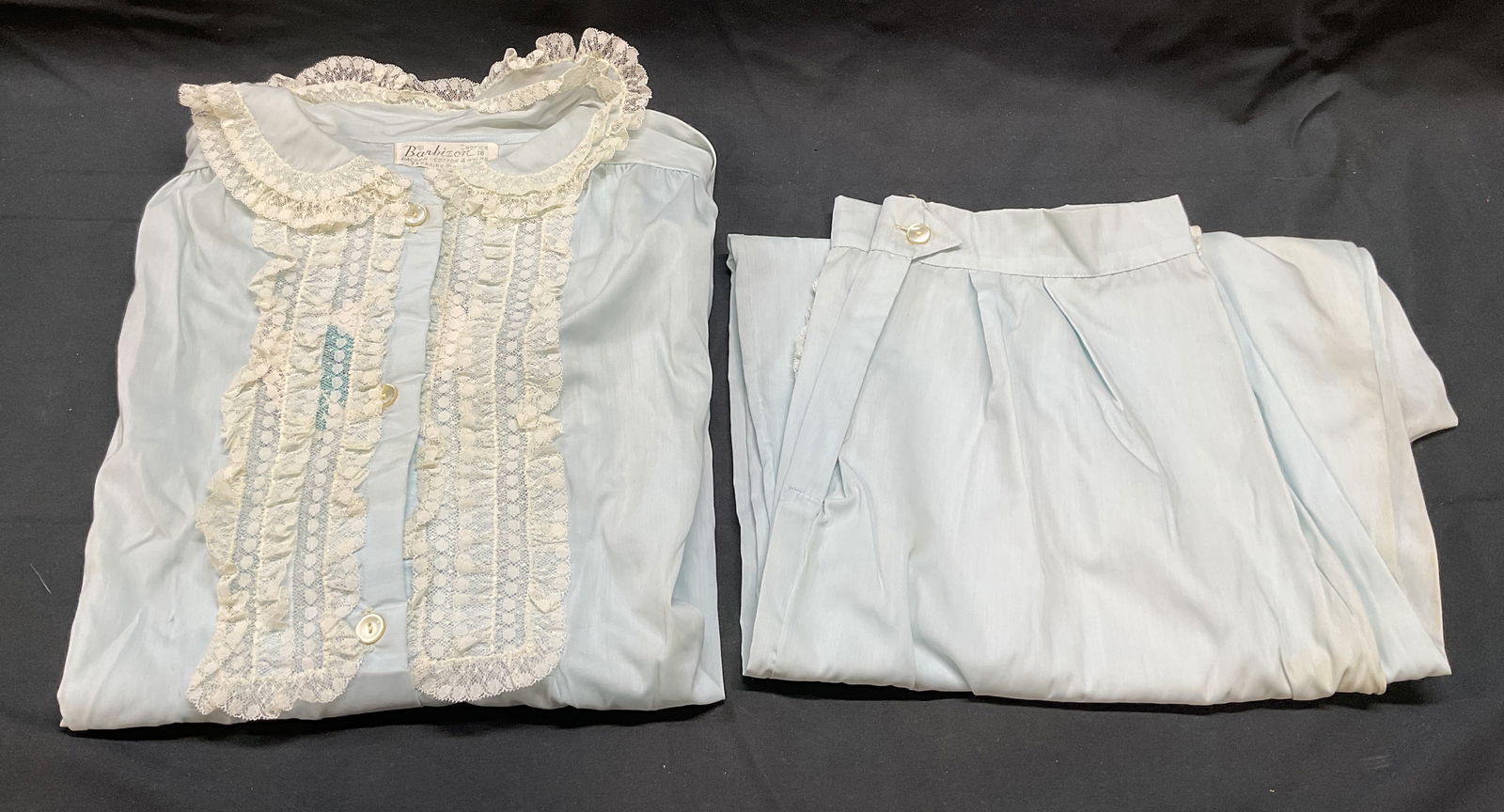 Vintage Barbizon Blue Lace Sleep Set NWT (1 of 10)