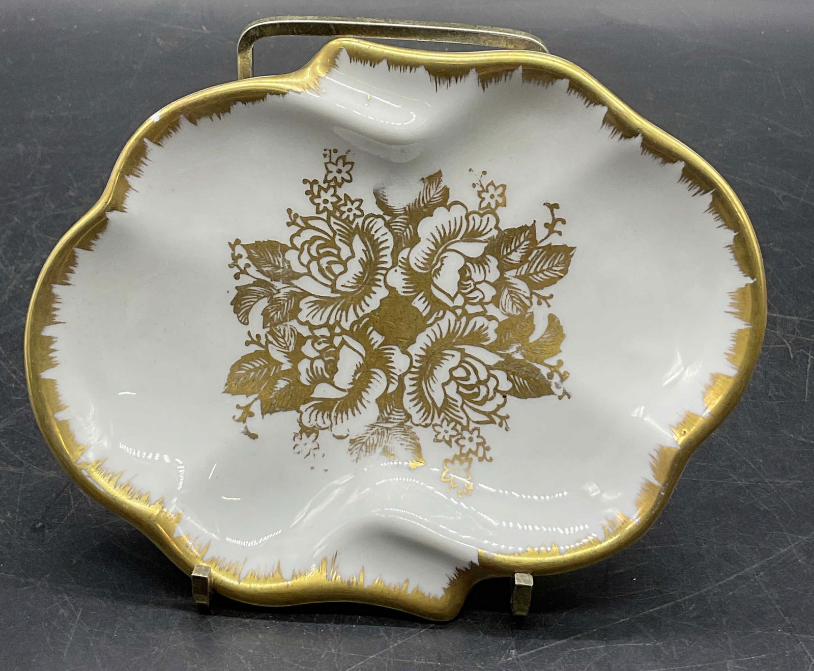 Hand Painted French Porcelain Trinket Dish (1 of 8)