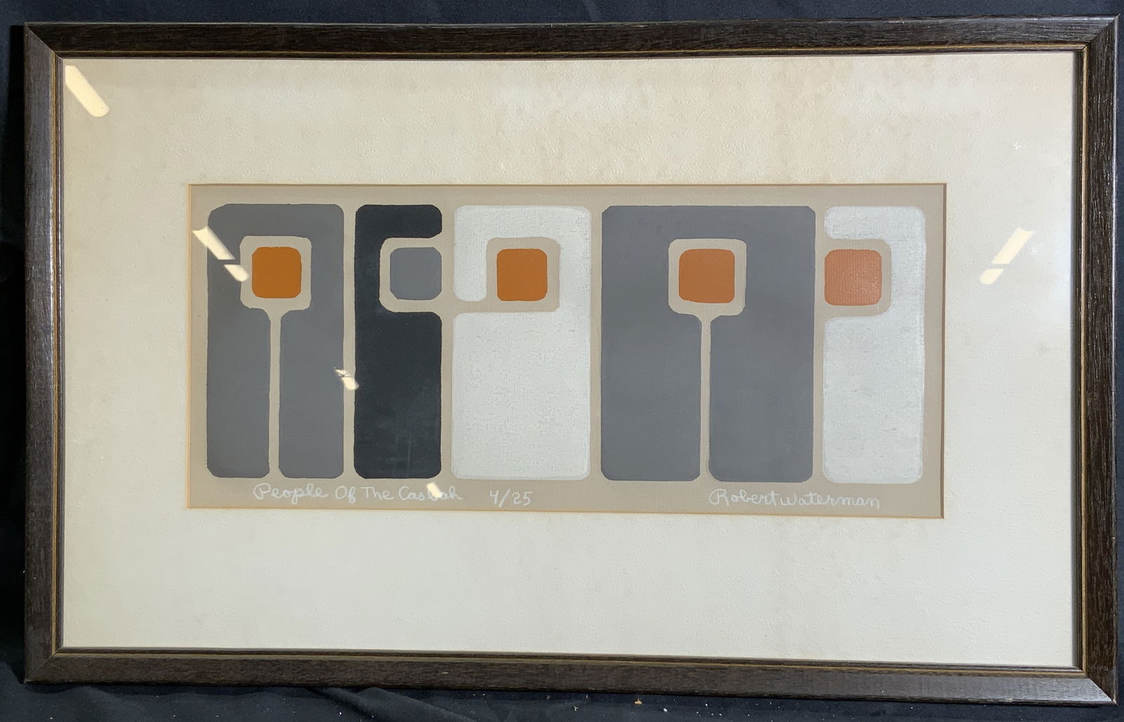 Robert Waterman People of the Casbah Serigraph (1 of 8)