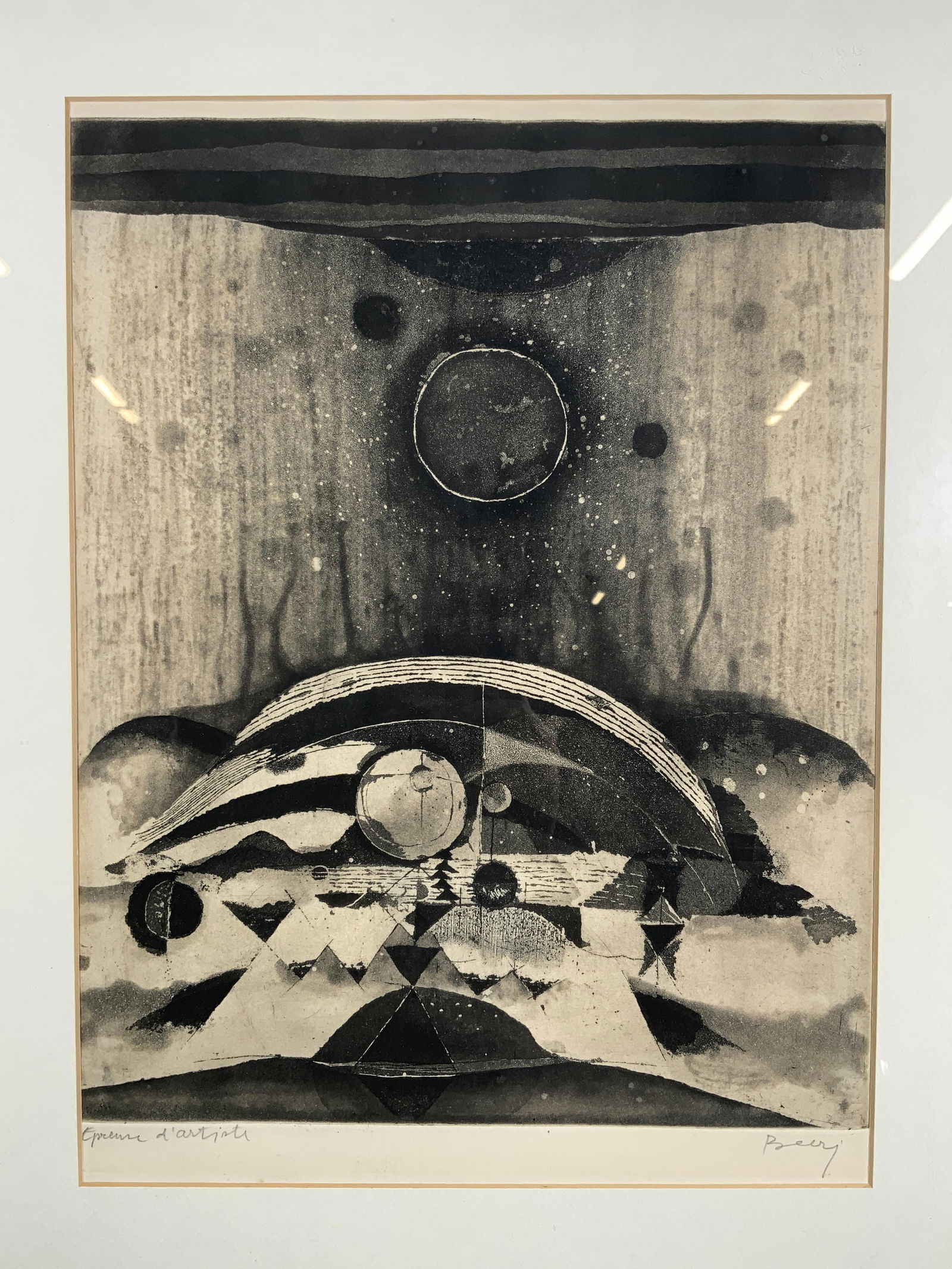 Framed & Sgnd Tuvia Beeri Artist Proof Litho (1 of 11)