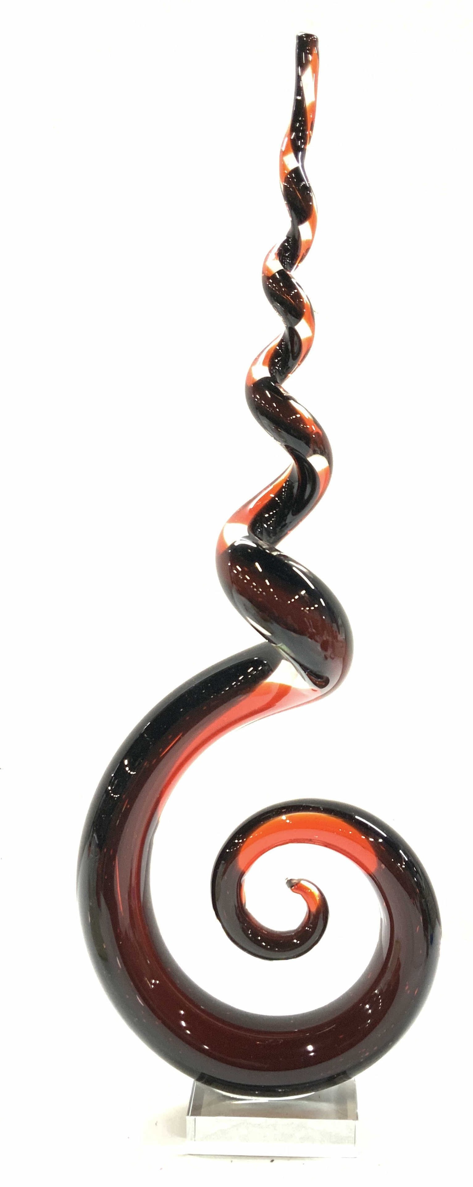 Mid Cent Modern MURANO Abstract Sculpture 19 in. H (1 of 9)