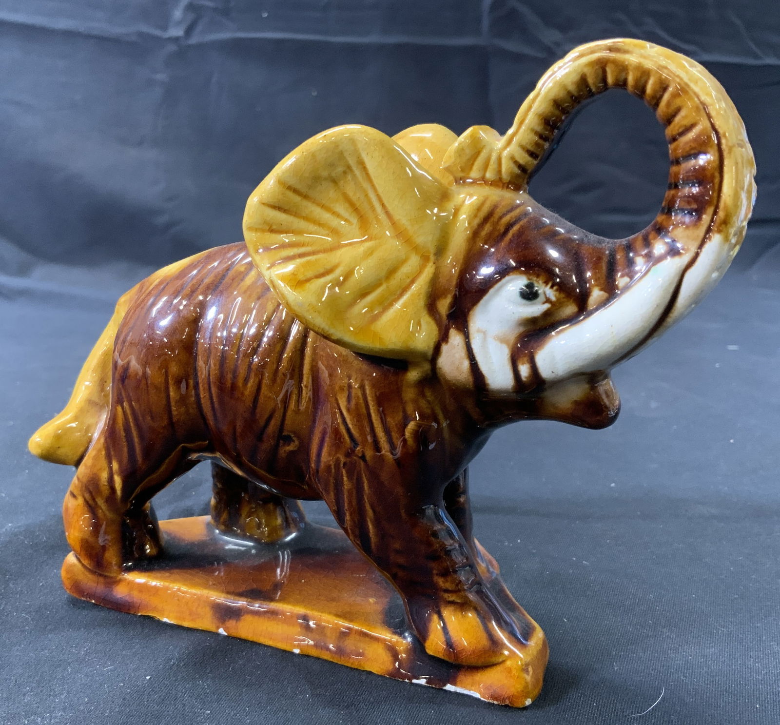 Small Ceramic Elephant Figural (1 of 7)
