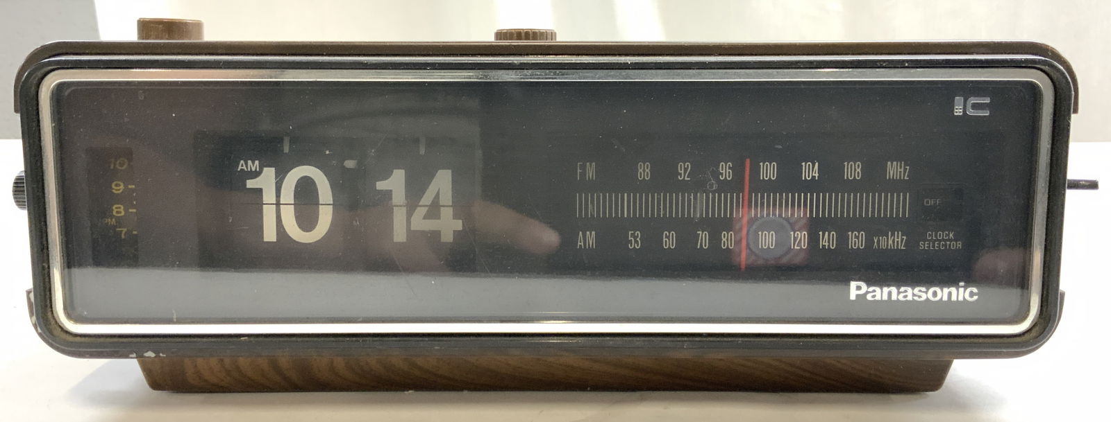 PANASONIC RC 6253 Vntg AM FM Radio Flip Clock (1 of 8)