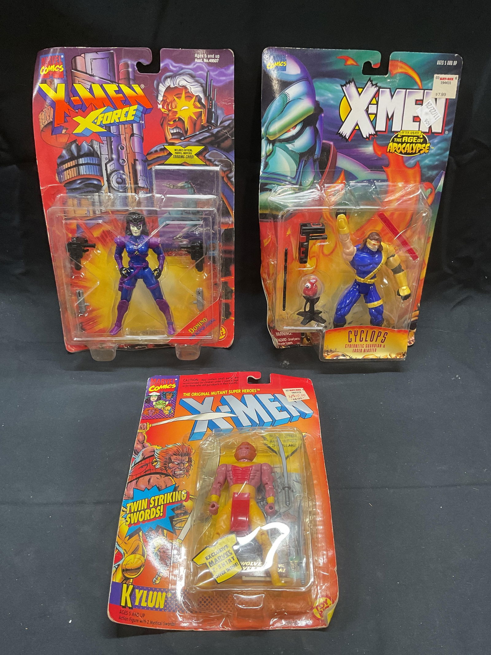Lot 3 Marvel Comics X Men Action Figures NIB (1 of 7)