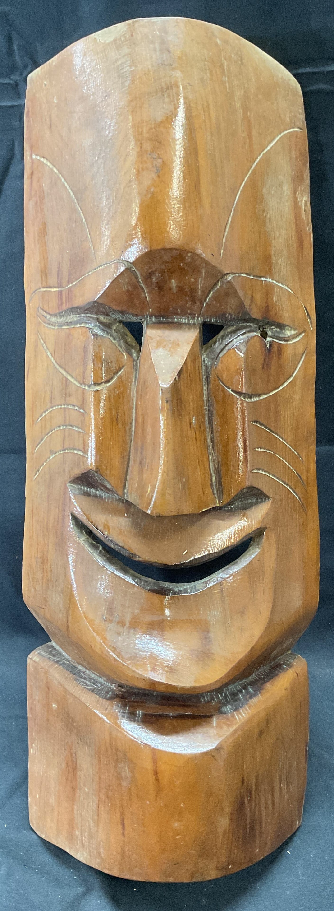 Vintage Tribal Style Carved Wood Mask (1 of 6)