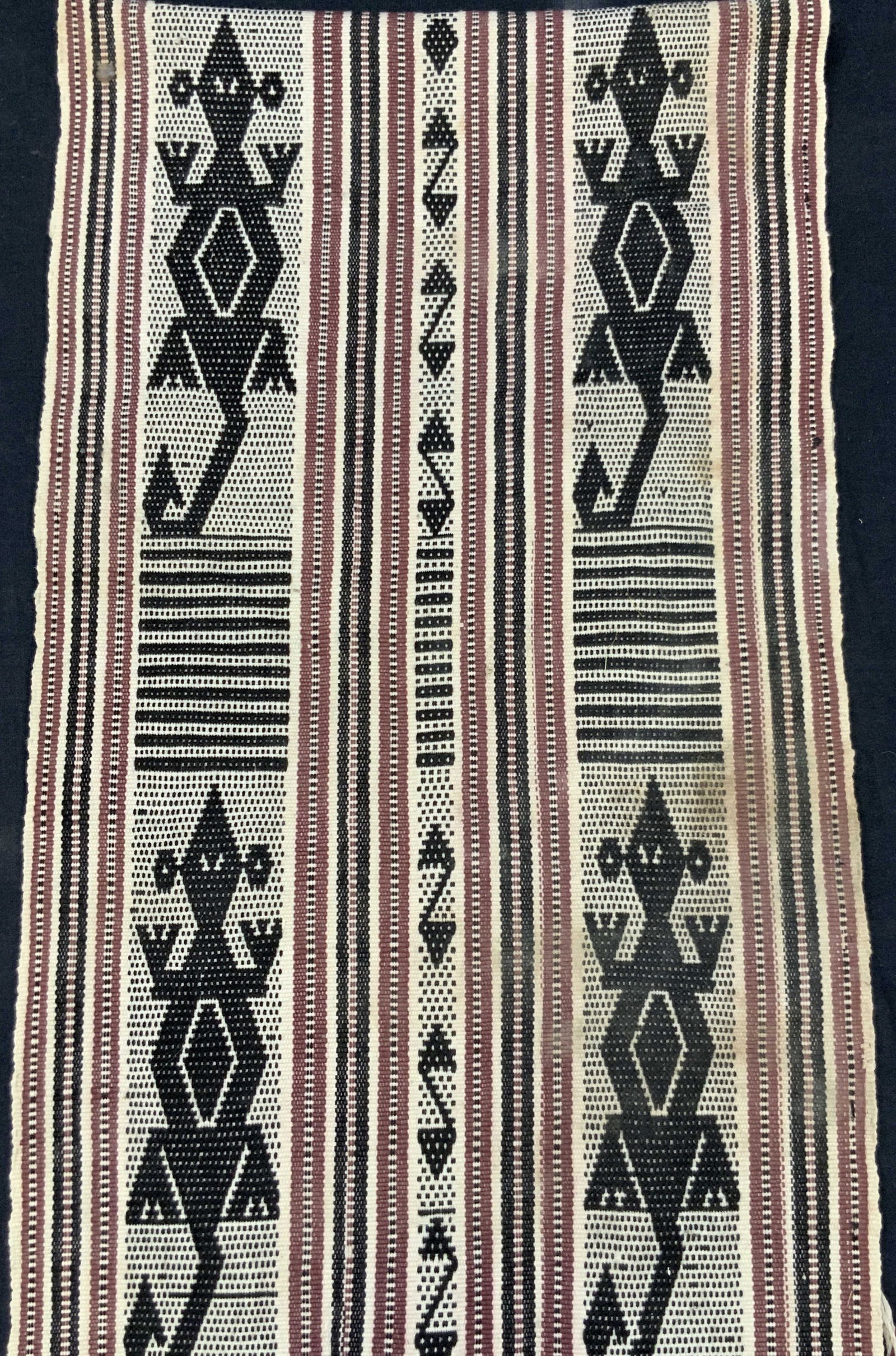Vntg Woven Cotton Rat Table Runner (1 of 7)