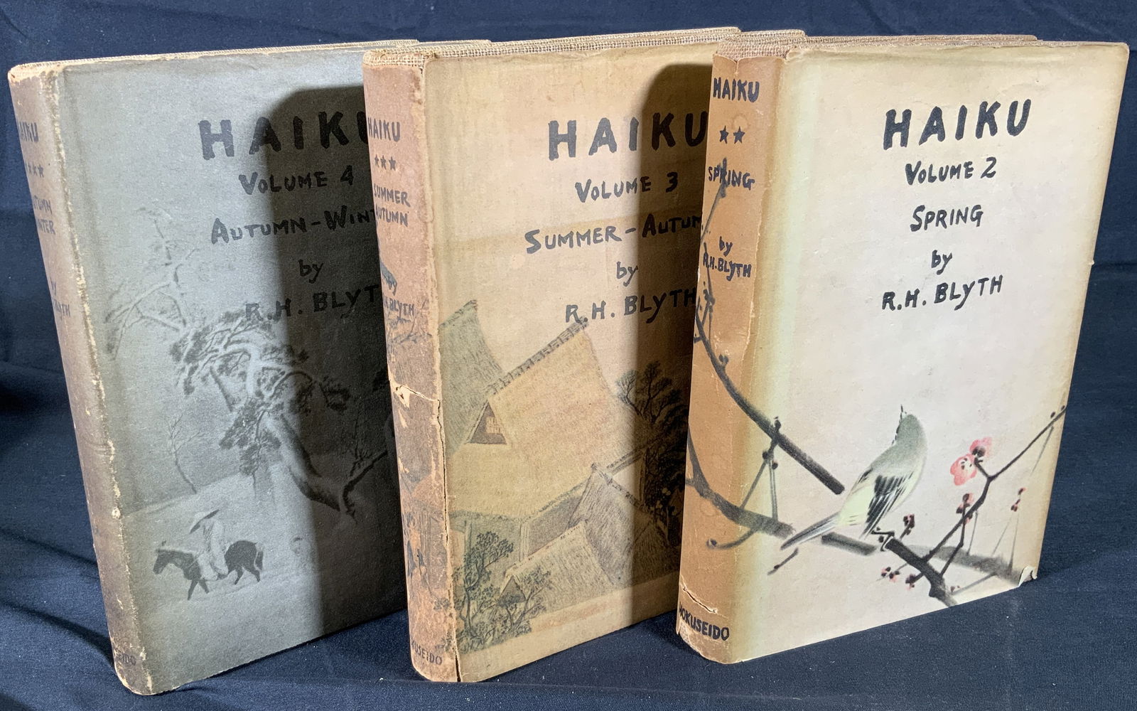 Haiku by R.H Blyth Volumes 2-4 Hardcovers 1950 (1 of 8)