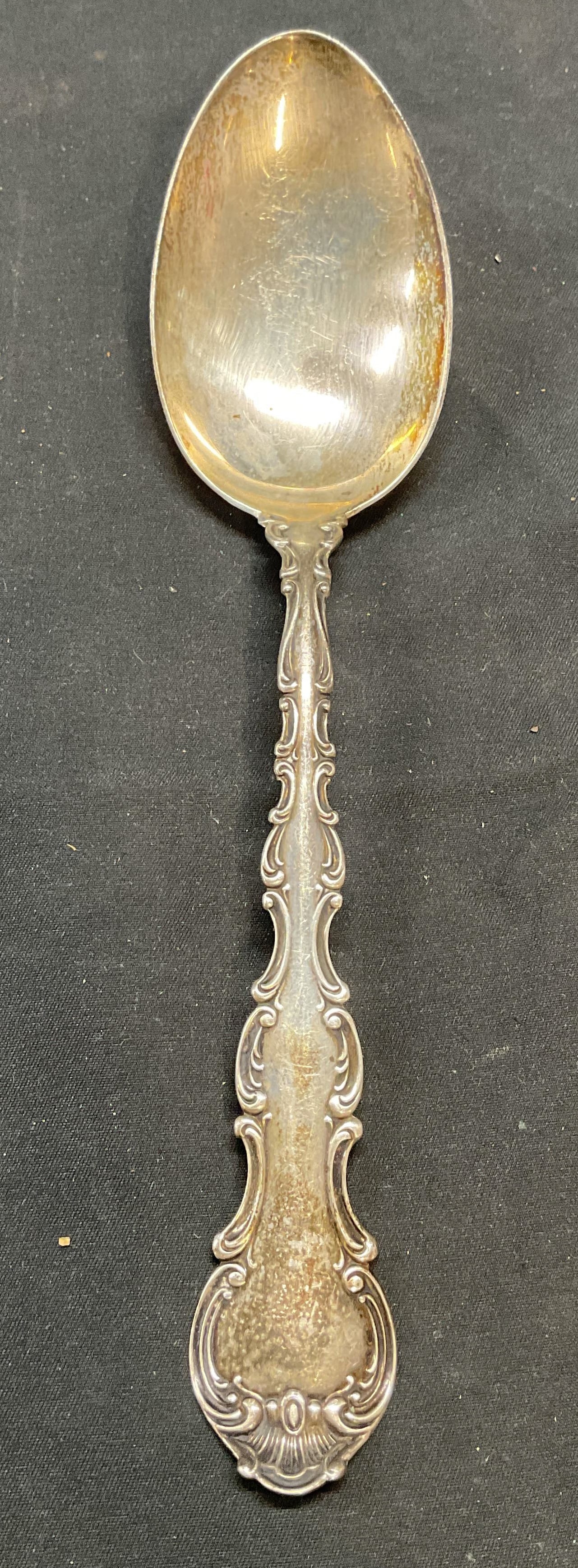 Antq I S Pettit Sterling Silver Spoon patent 1897 (1 of 6)