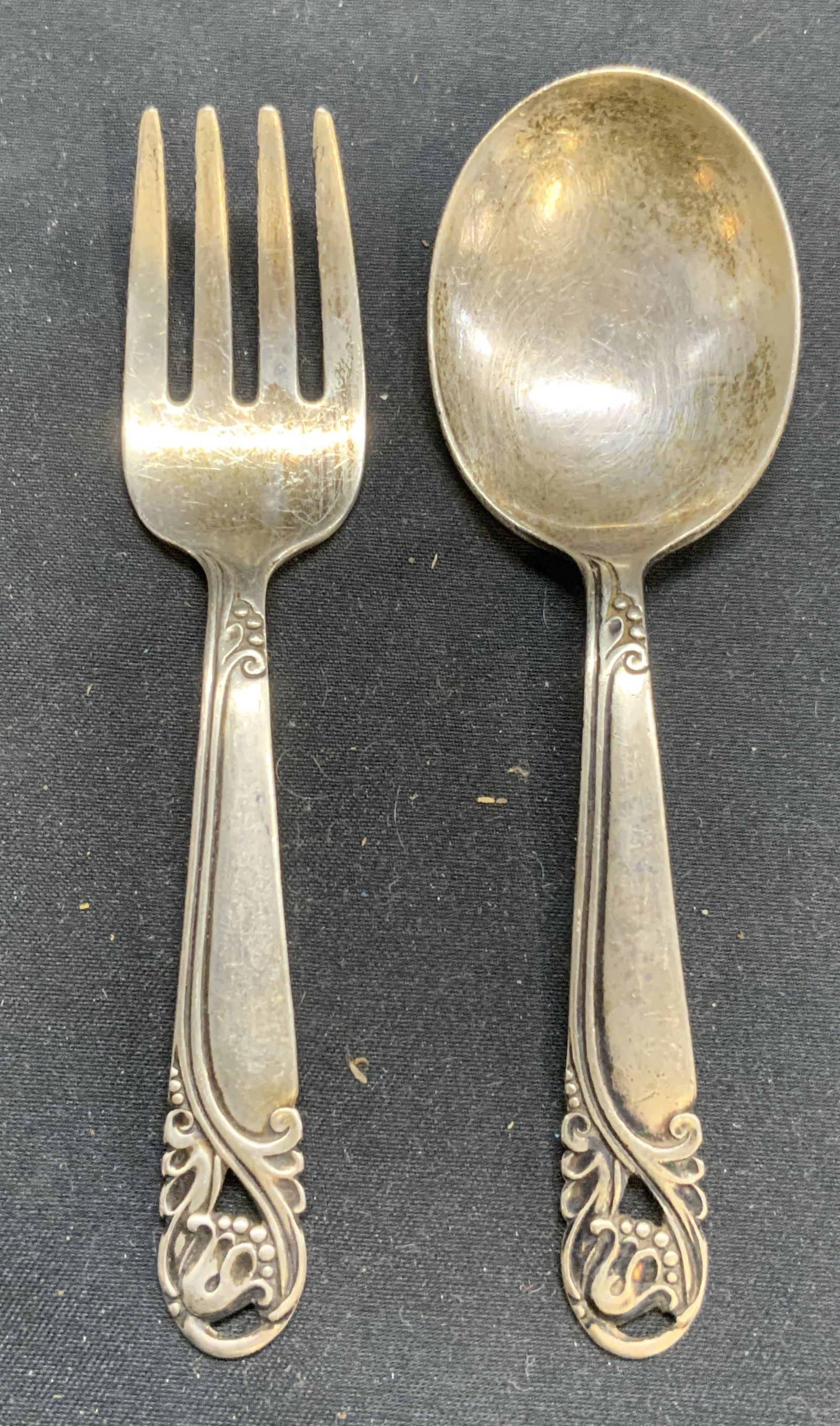 INTERNATIONAL STERLING SPRING GLORY Fork & Spoon (1 of 6)