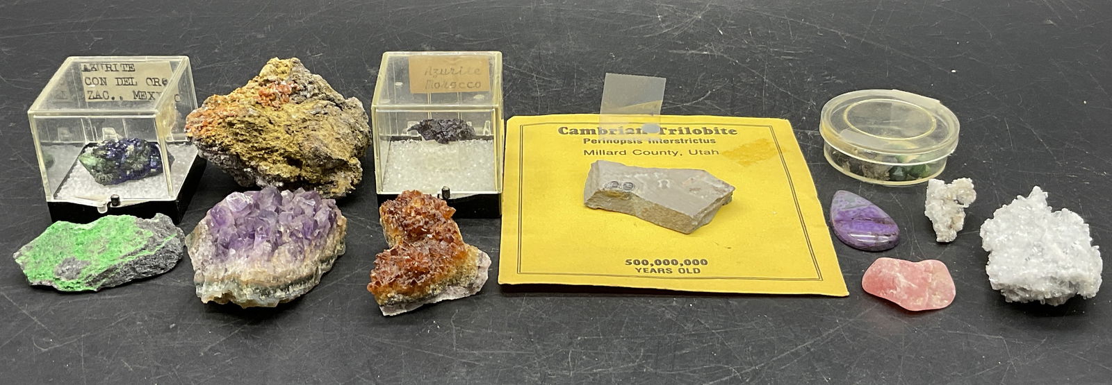 Lot 12 Rock & Crystal Specimens, Azurite + (1 of 11)