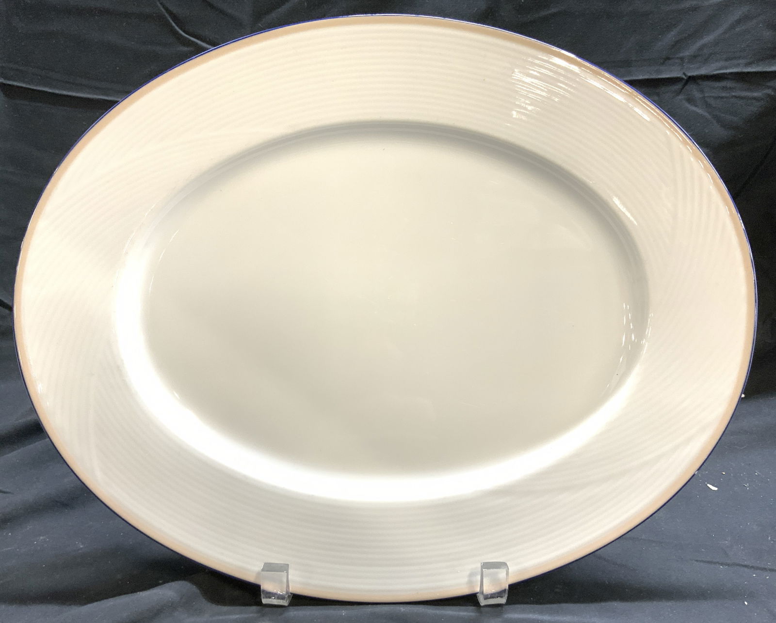 DANSK INTL Oval Porcelain Serving Dish White (1 of 7)