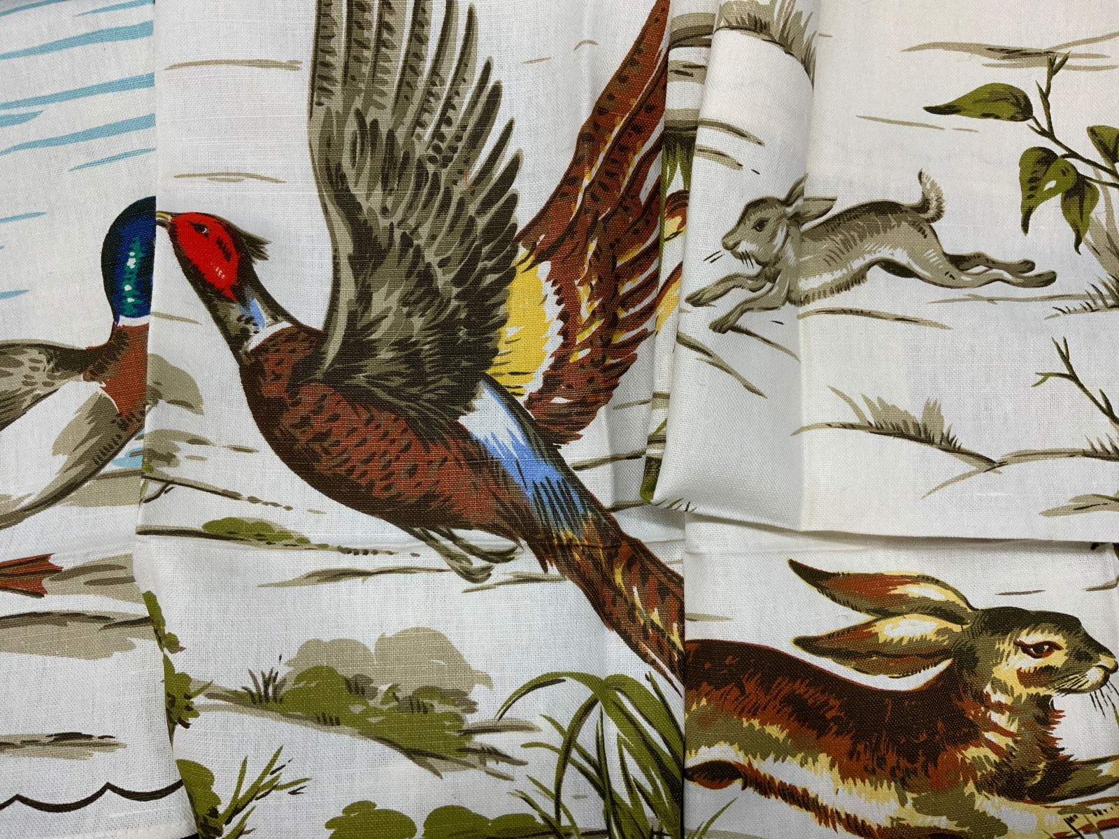 Lini e Lane Rabbits & Birds Dish Towels (1 of 7)