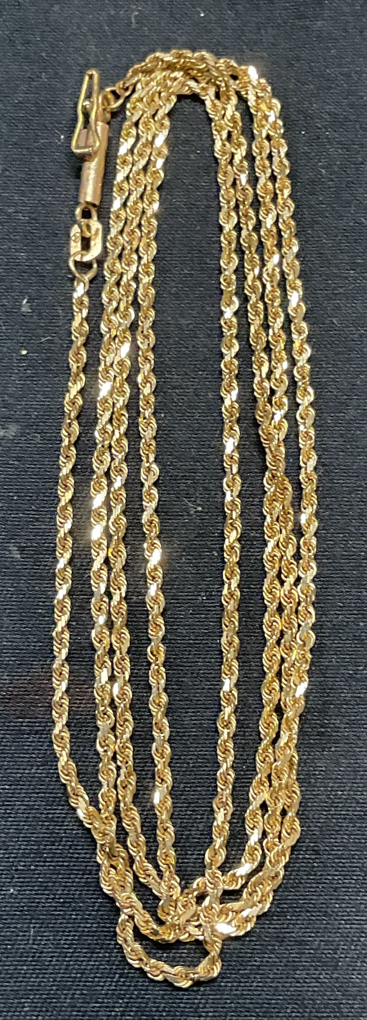 Vintage 14k Gold Chain Necklace (1 of 7)