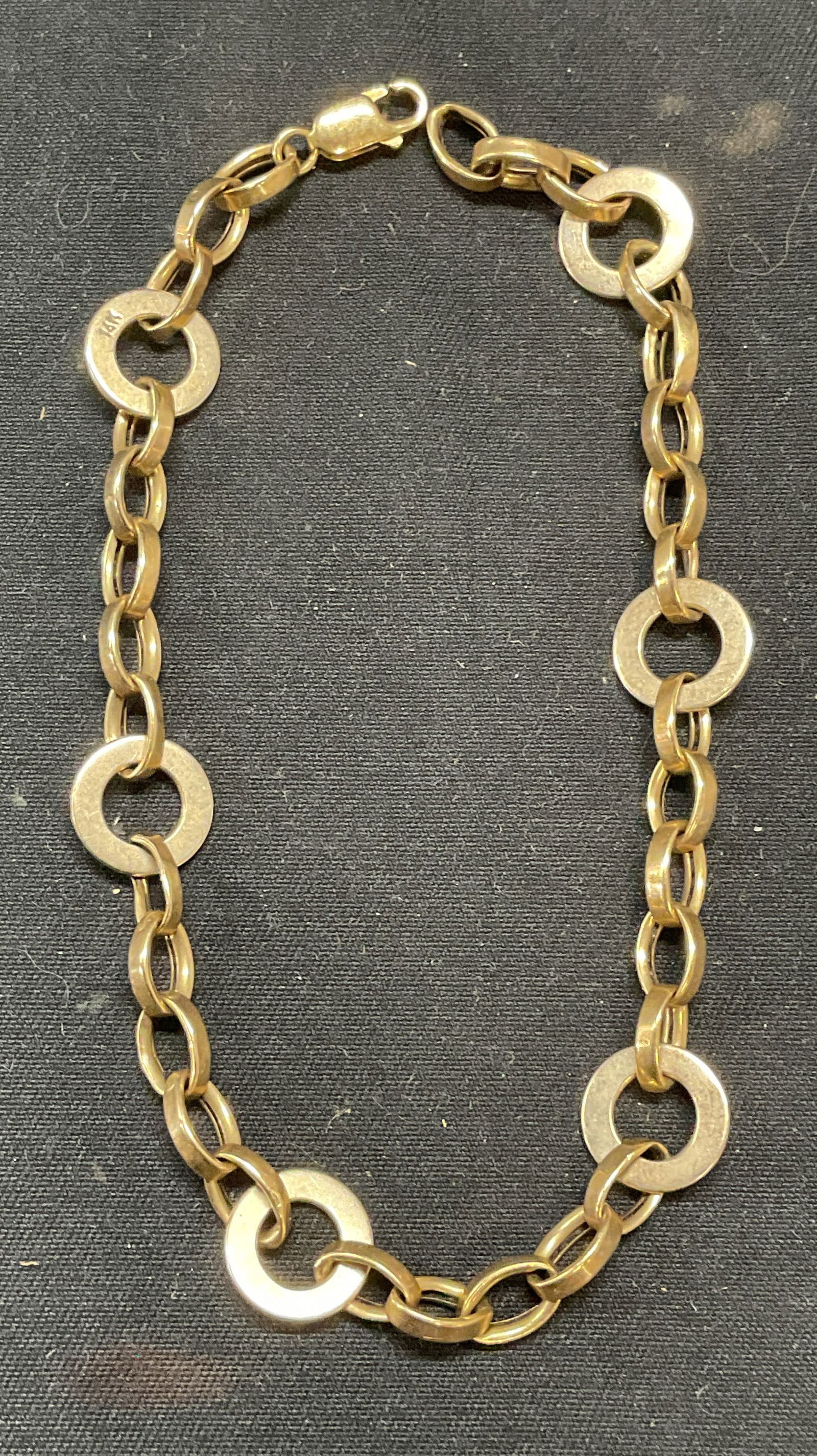 Vintage 14k Gold Chain Bracelet (1 of 6)