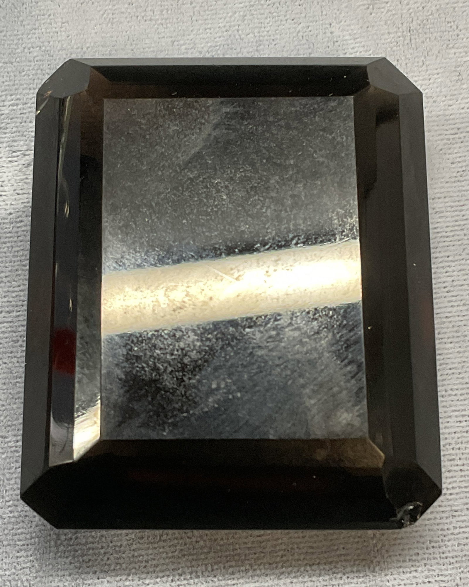 Emerald Cut Smokey Quartz Gemstone 376 Ct (1 of 7)