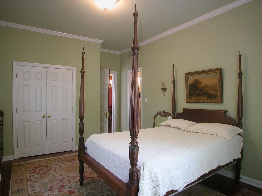 Vintage Wooden Four Poster Bed (1 of 6)