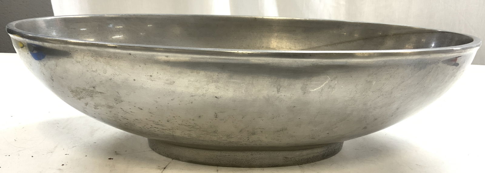 Oval Pewter Serving Bowl Centerpiece Bowl (1 of 6)