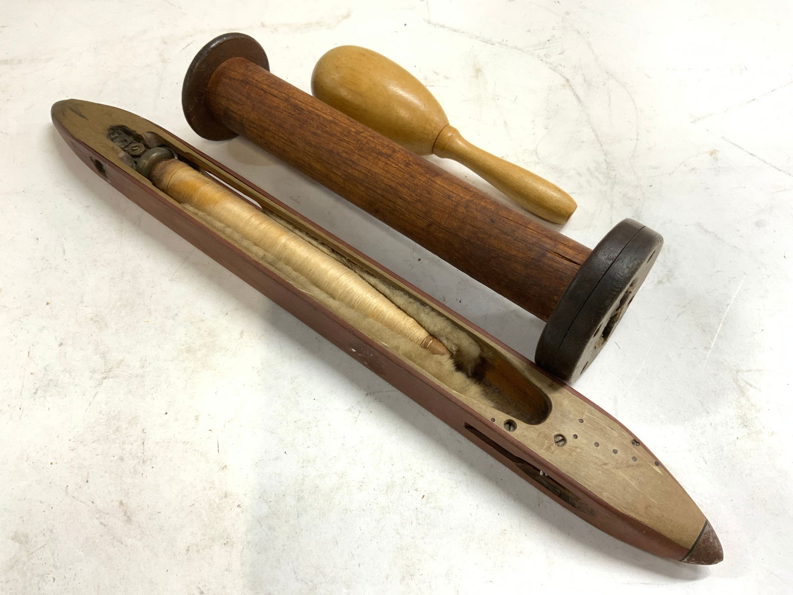 Antq Weaving Tool Loom Shuttle & More (1 of 6)