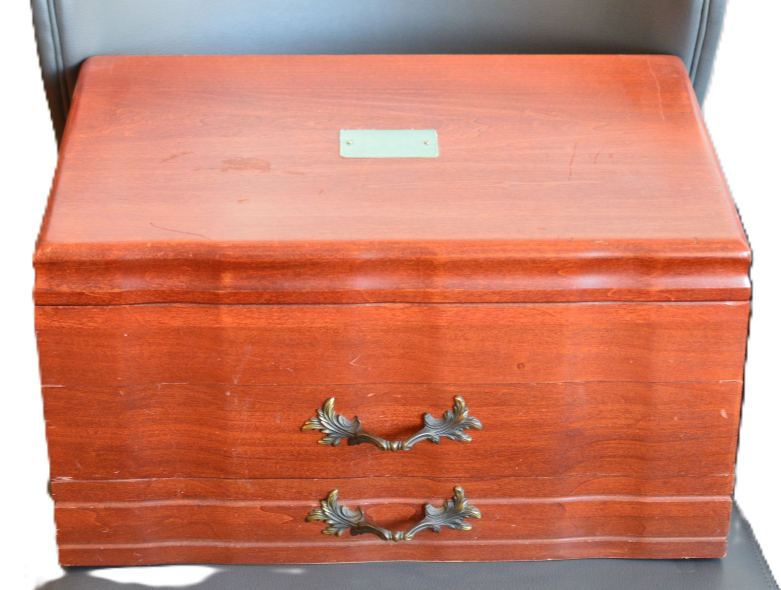 Wood Flatware Storage Chest (1 of 6)