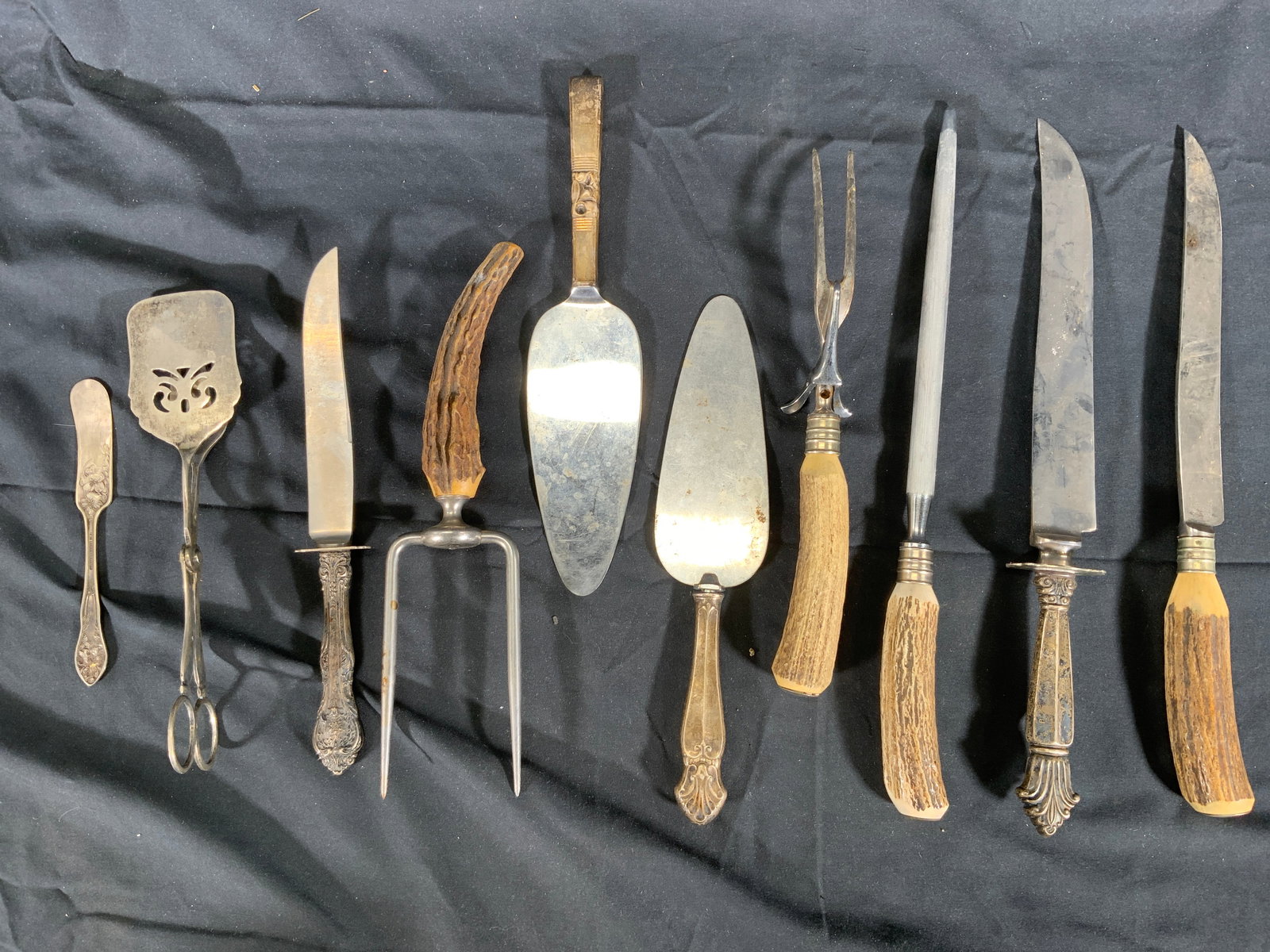 Lot 10 Assorted Stainless Knives & Serving Utensils (1 of 8)