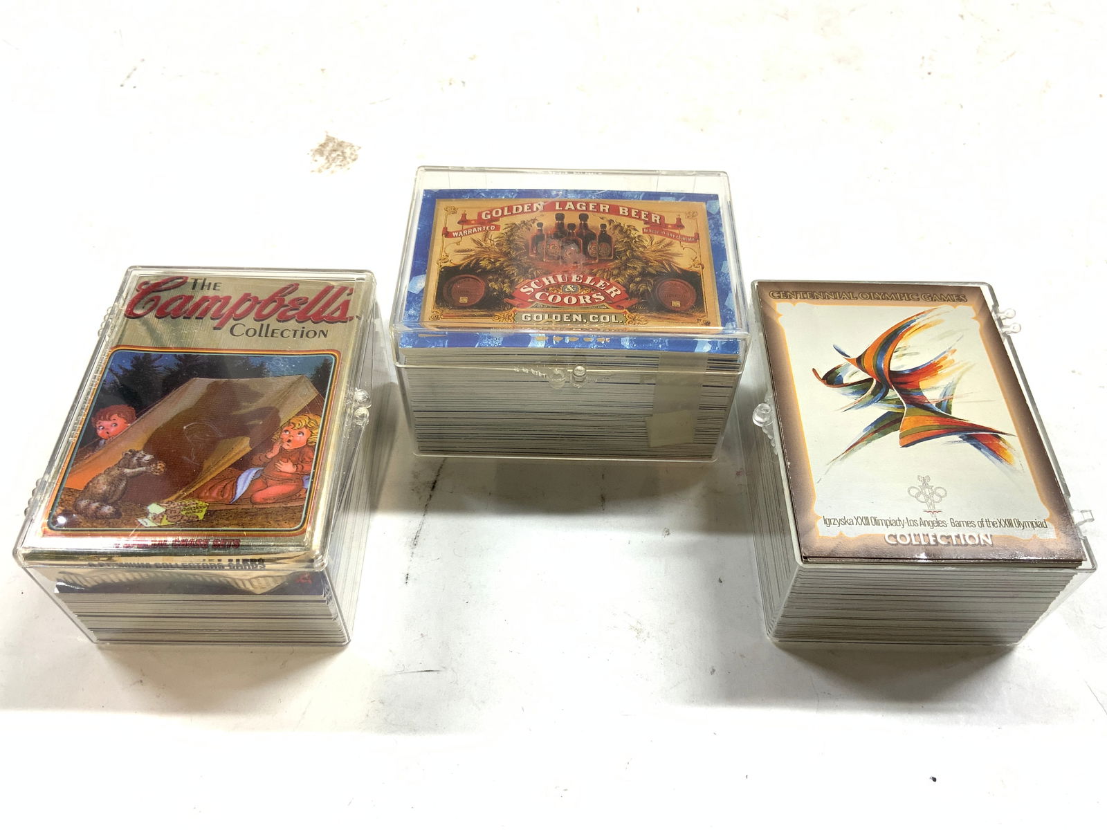 Lot 100+ Campbells Coors & Olympic Cards W Cases (1 of 7)