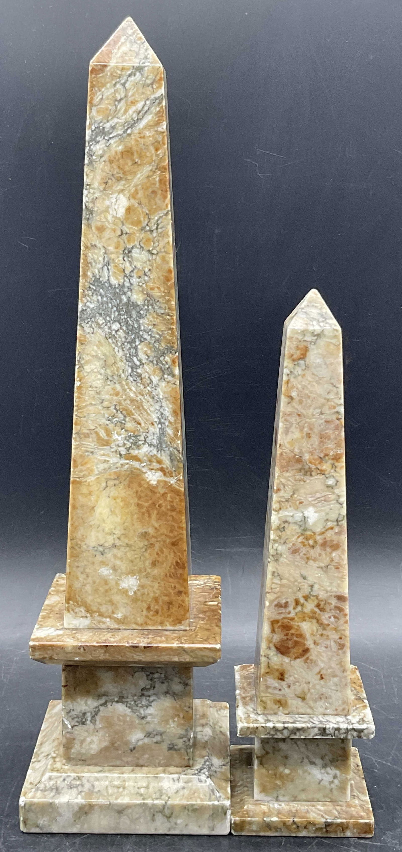 Lot 2 Natural Stone Obelisks, Italy (1 of 8)