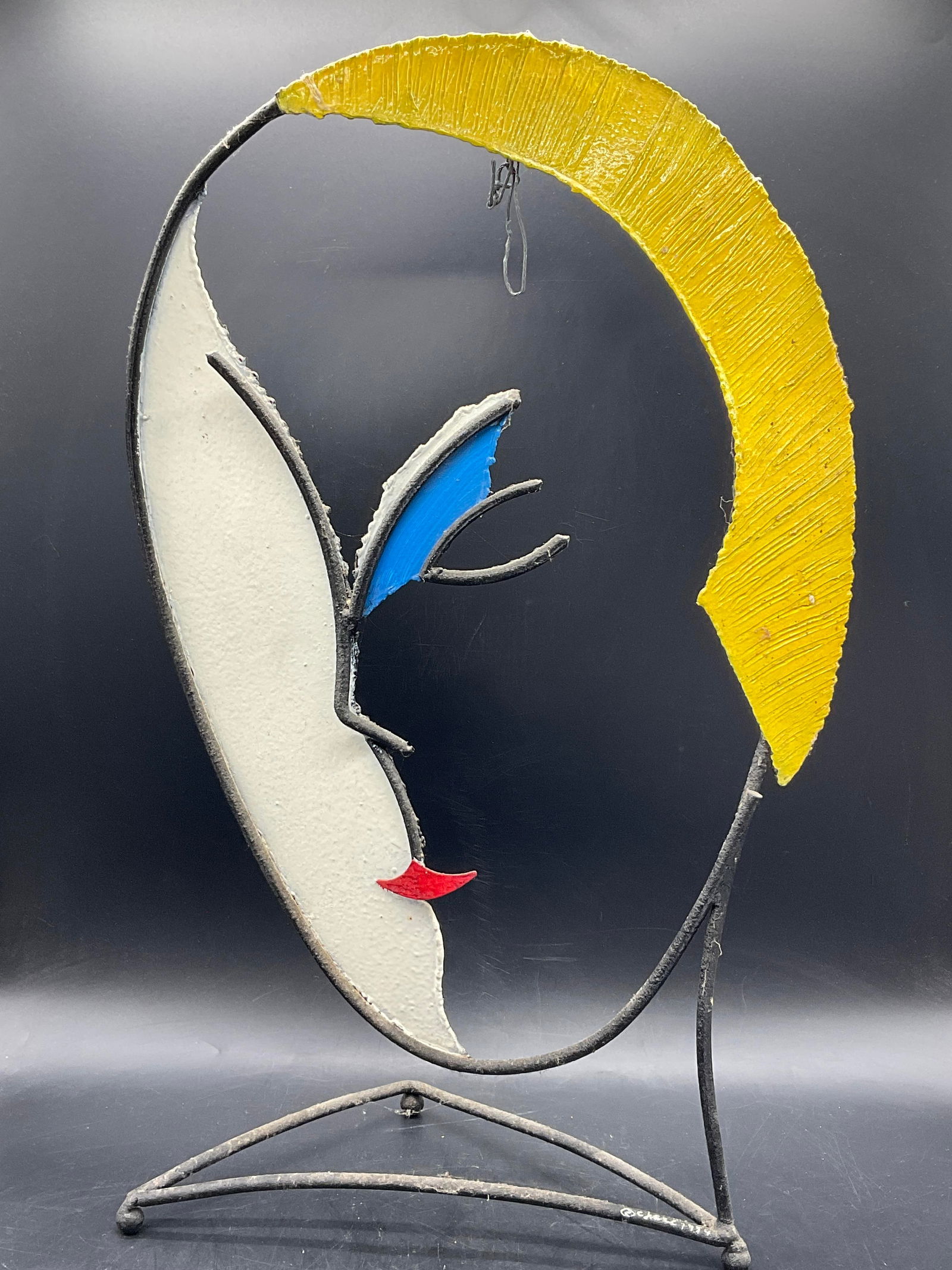 CURTIS JERE 1994 Sgn Metal Female Bust Sculpture 21i (1 of 12)