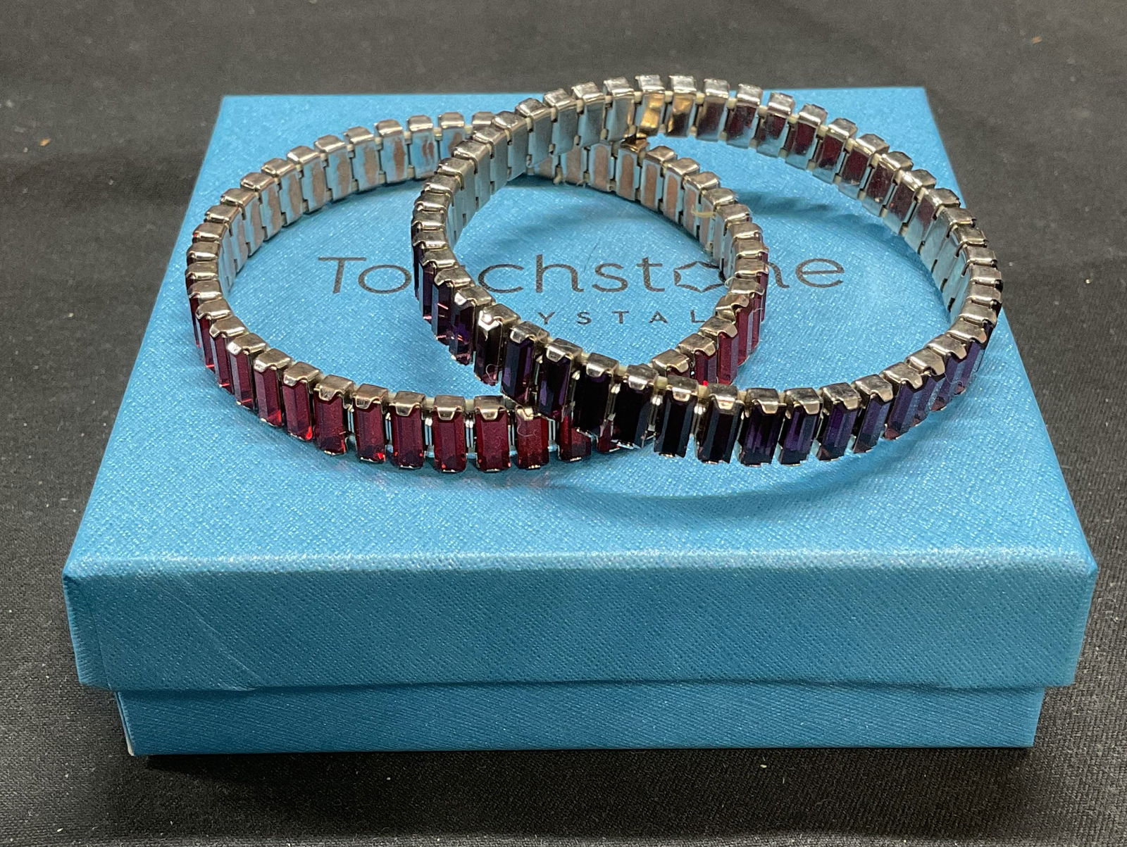 Lot 2 Swarovski Touchstone Crystal Bracelet Set (1 of 7)