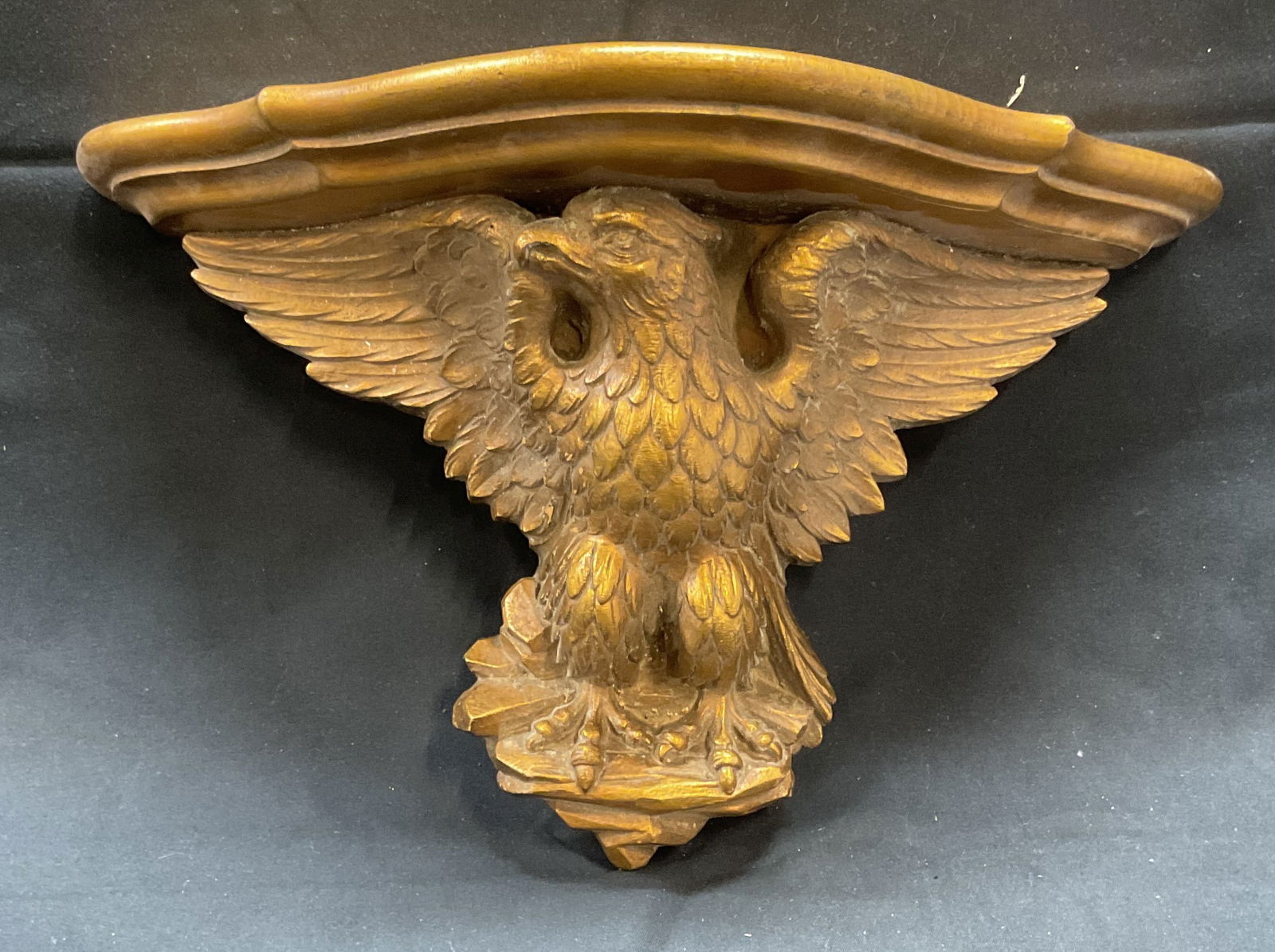 Vintage Gilt Wood Eagle Figural Wall Corbel (1 of 6)