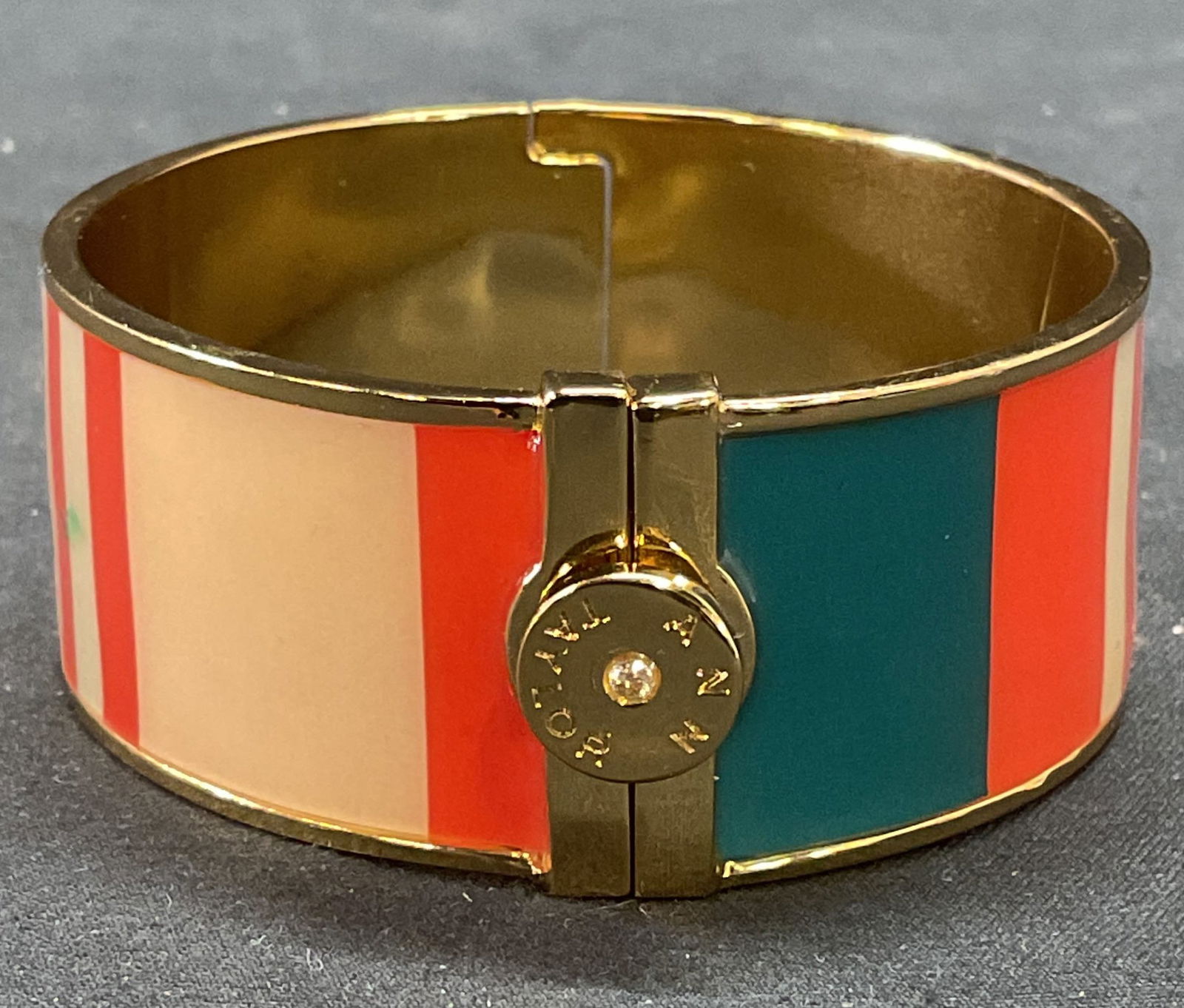 Ann Taylor Gold Tone Enameled Bracelet (1 of 6)