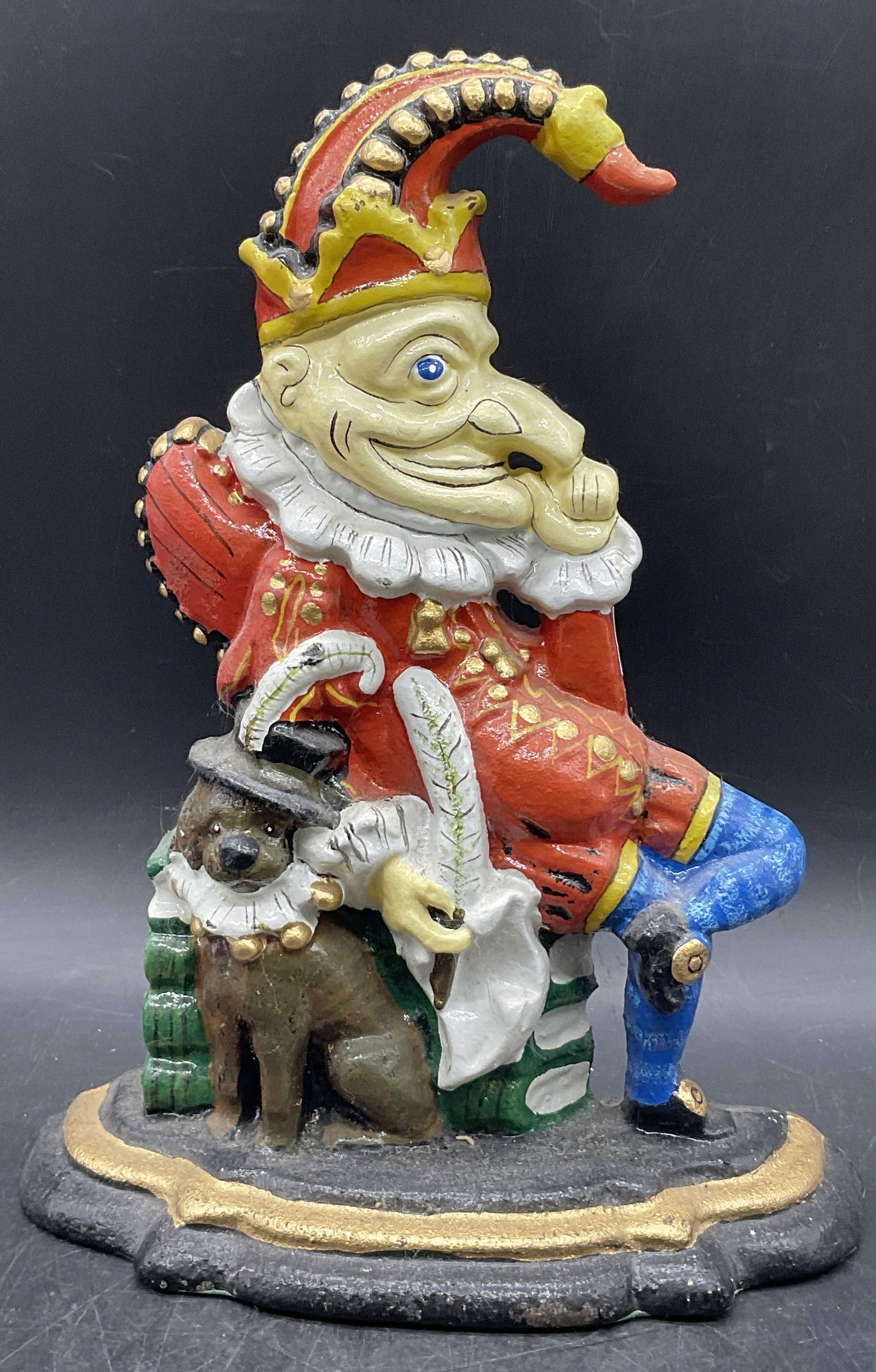 PUNCH & JUDY Punch Figural Iron Doorstop (1 of 9)