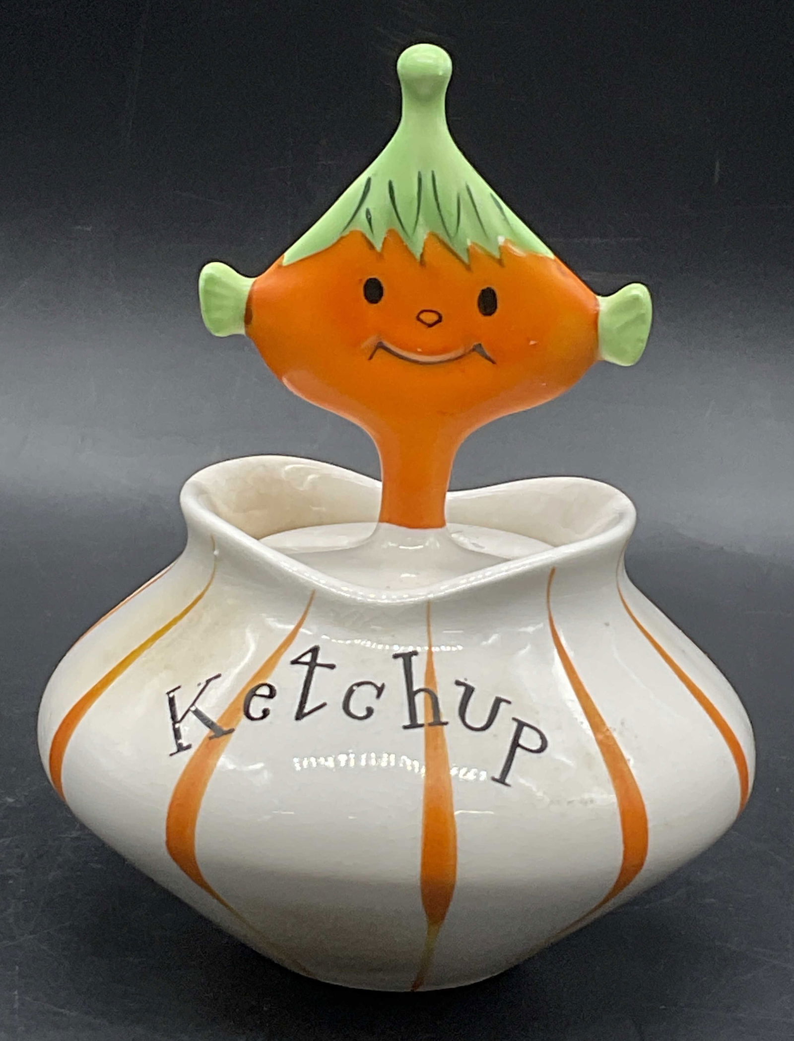 1958 HOLT HOWARD Pixieware Ketchup Condiment Jar (1 of 13)