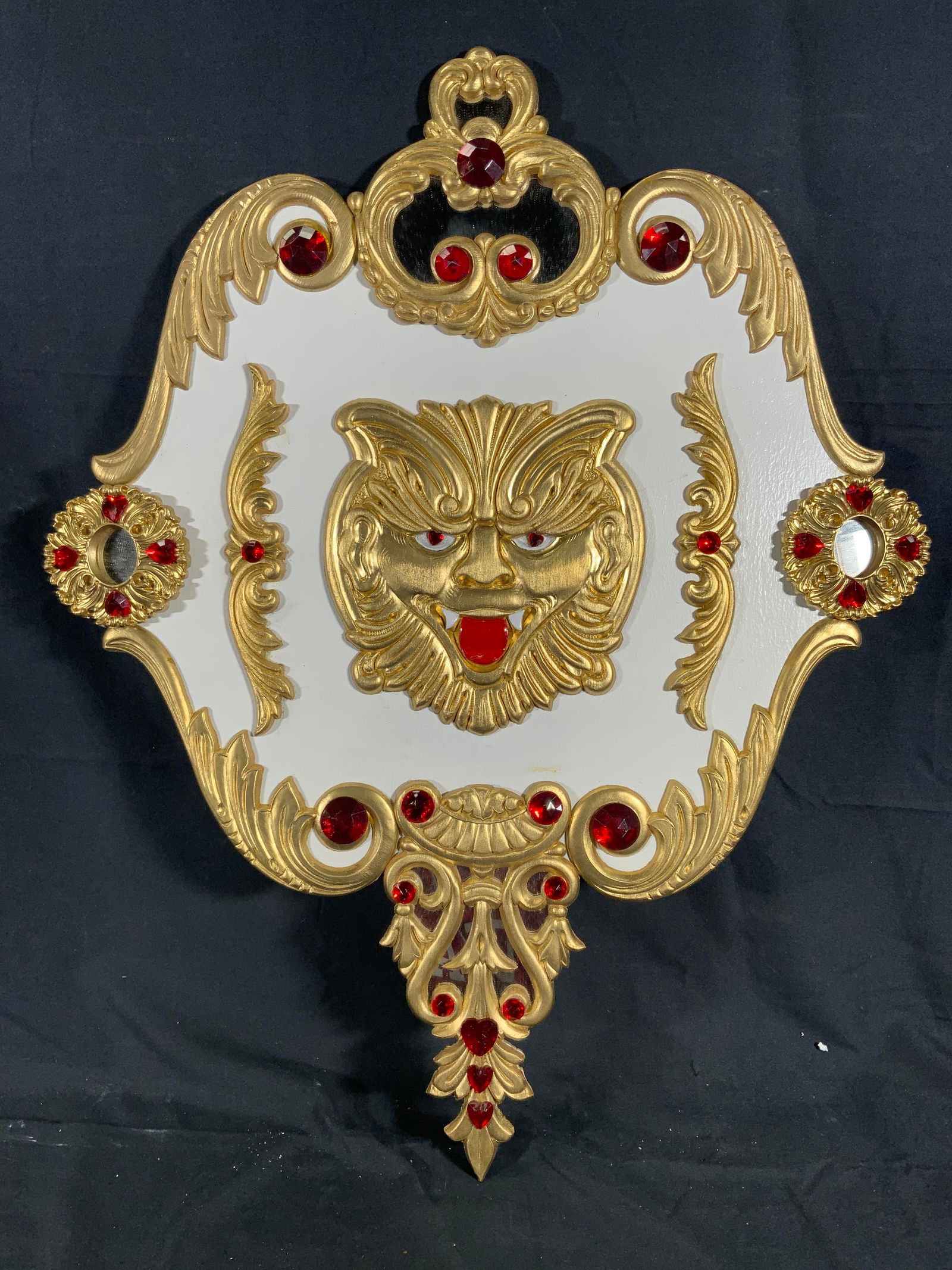 Gilt Ornate Monster Shield Wall Hanging (1 of 8)