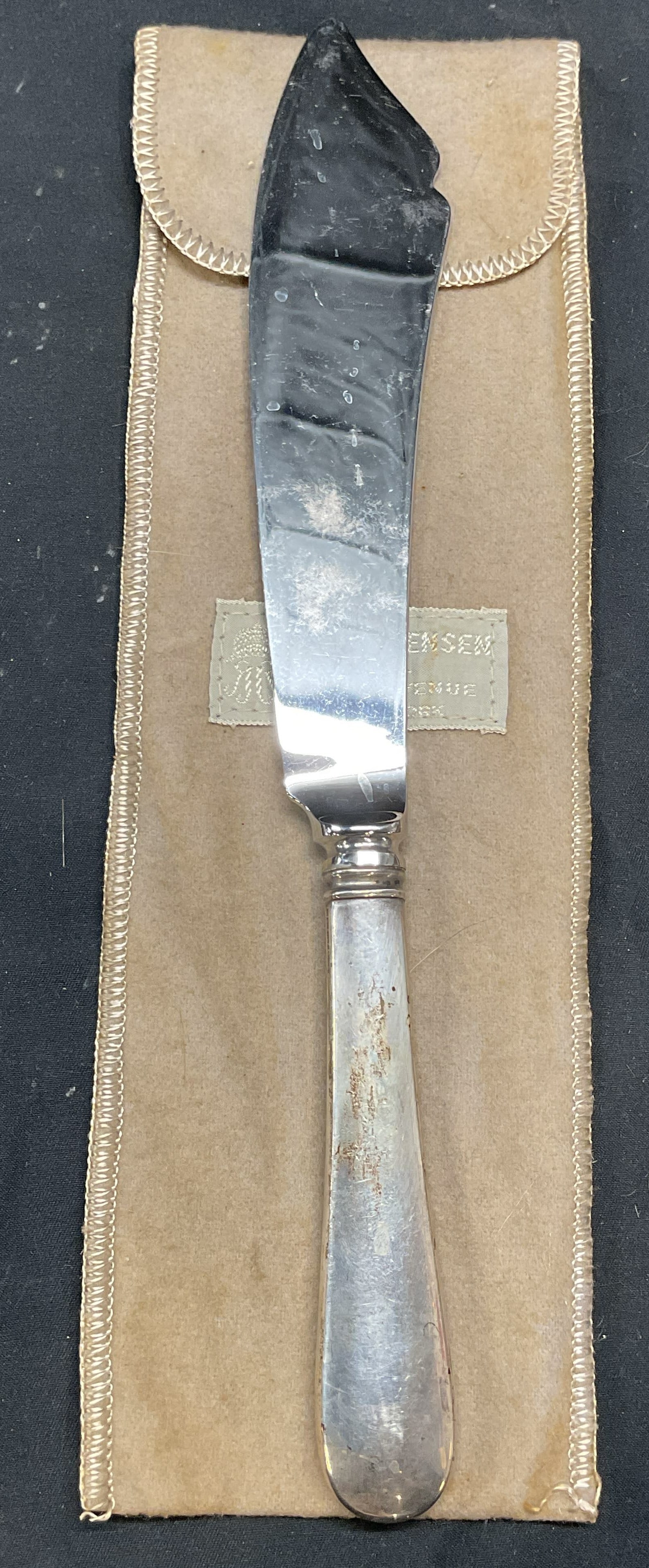 Vintage Sterling Silver Cake knife (1 of 6)