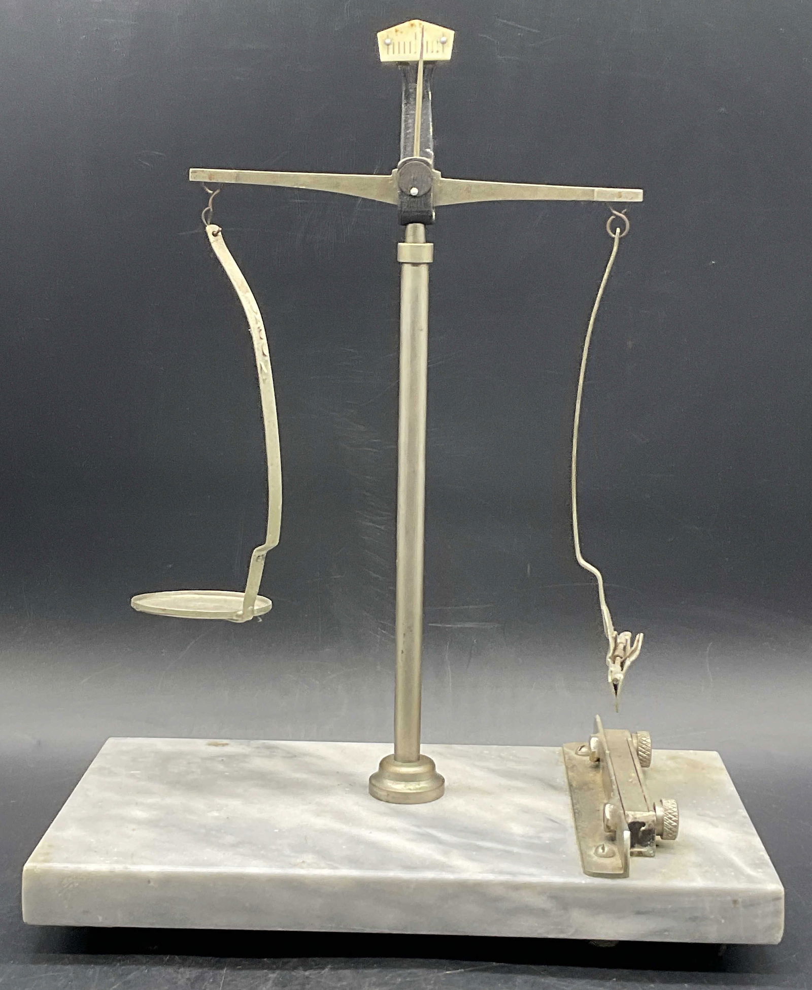 Vintage Marble & Metal Tabletop Scale (1 of 8)