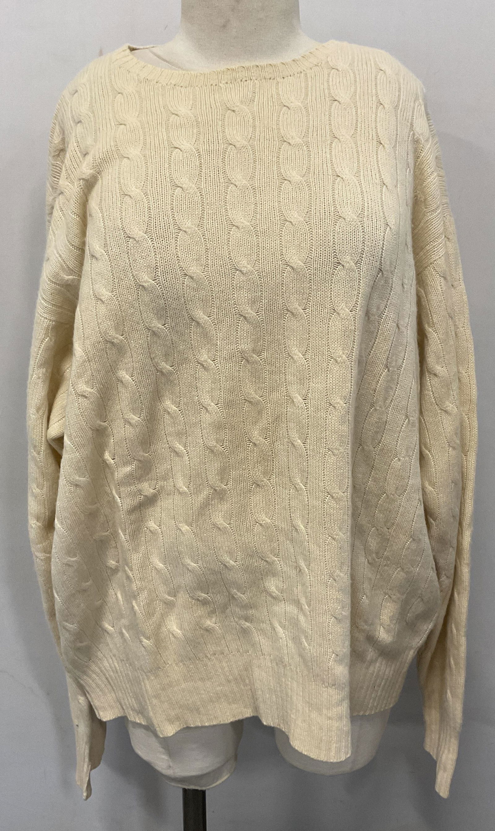 Ralph Lauren Polo White Cashmere Sweater (1 of 6)