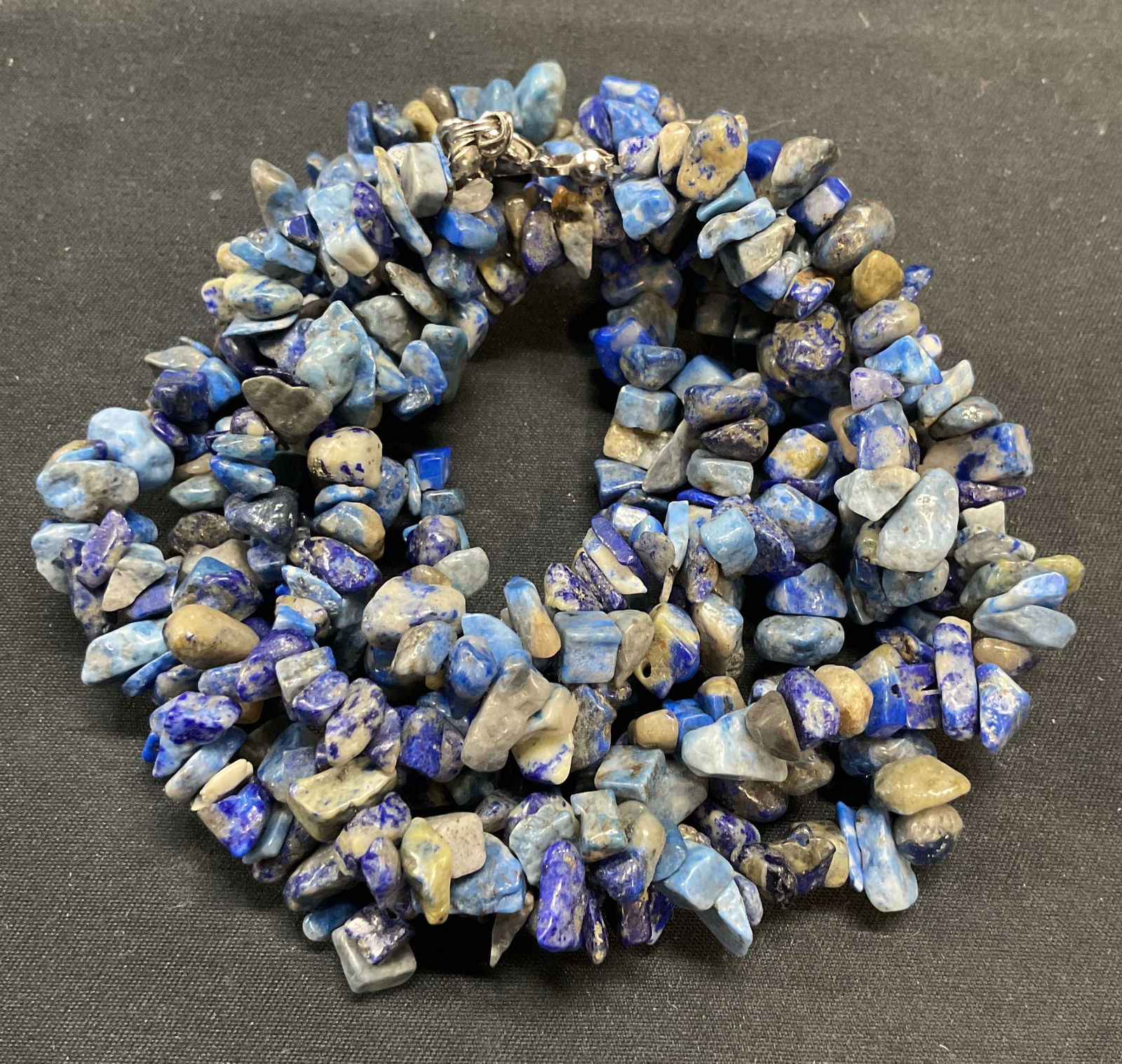 Vintage Multi Strand Lapis Lazuli Necklace (1 of 6)