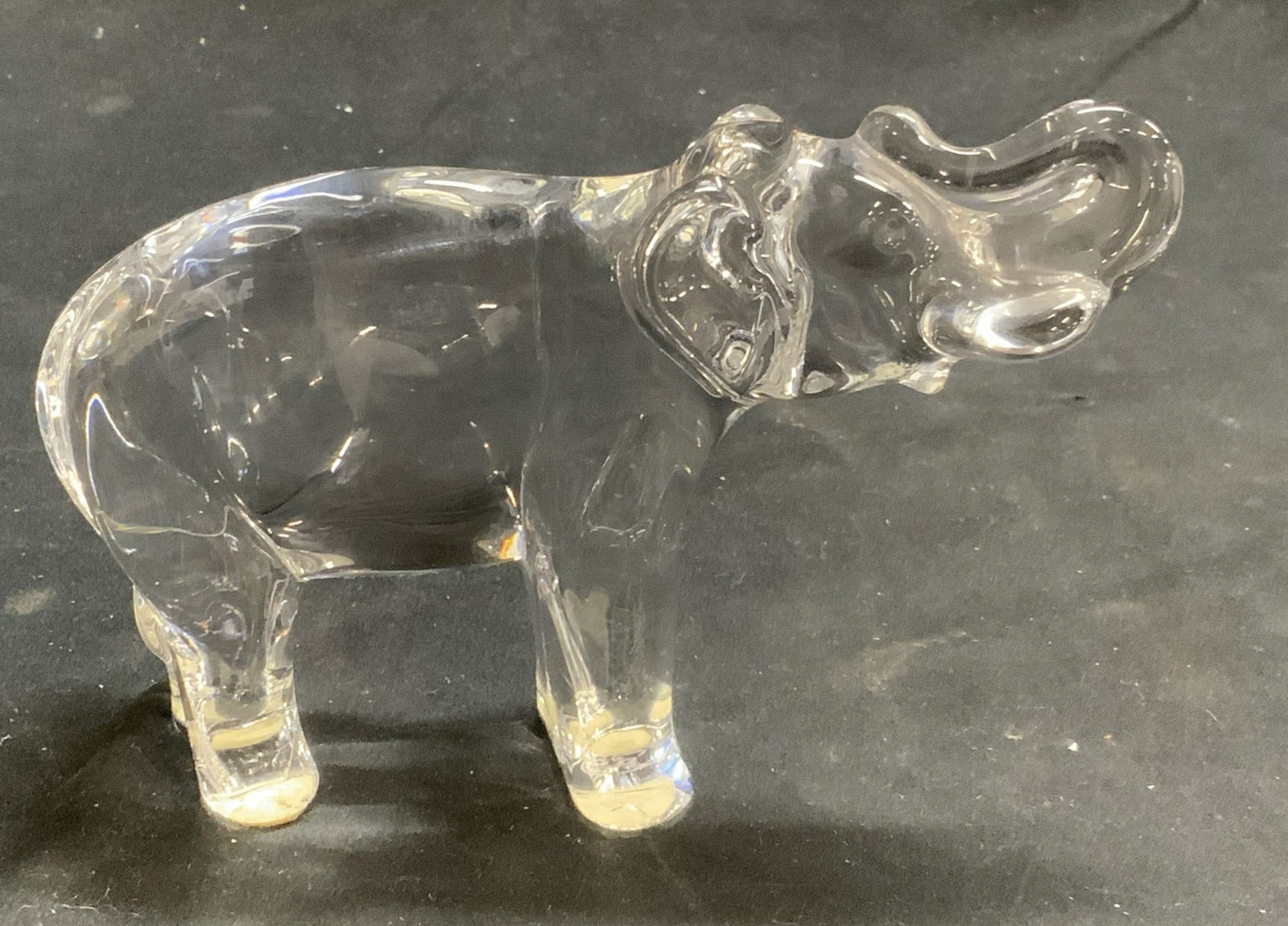 BACCARAT Crystal Elephant Figurine France (1 of 7)