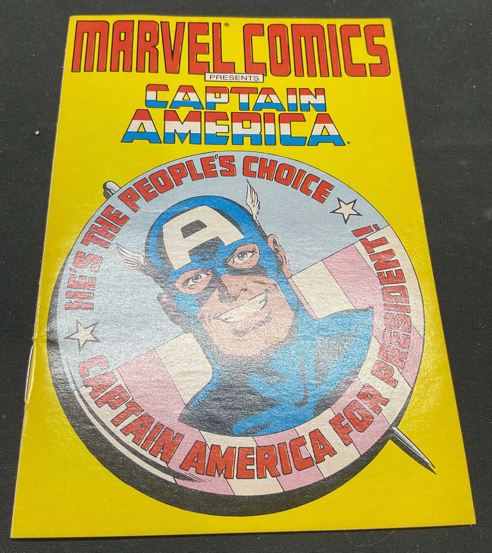 Marvel Comics Captain America For President 1987 (1 of 6)