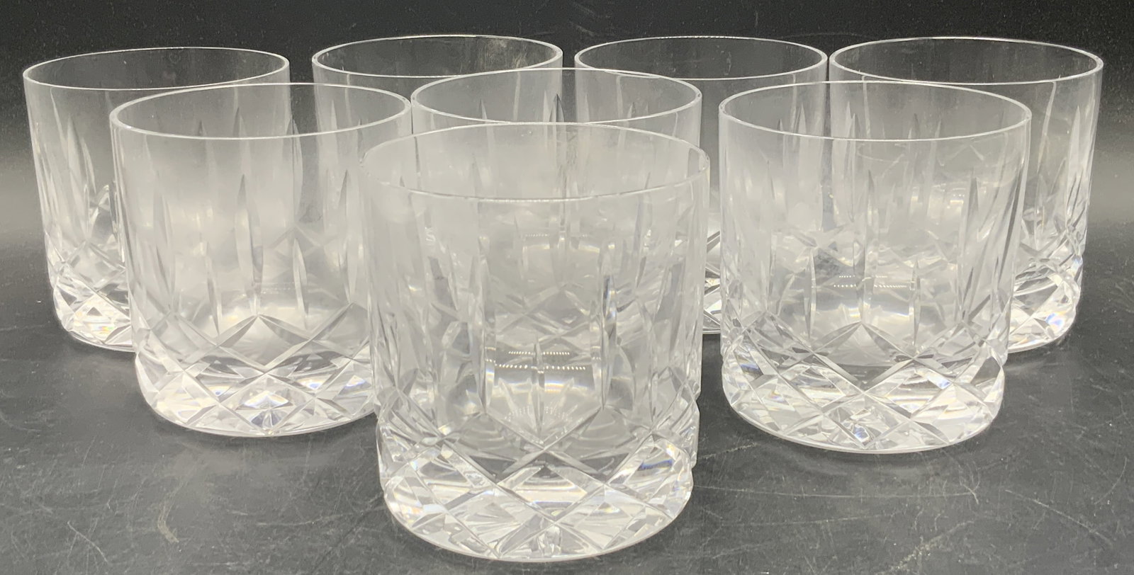 Set 8 GALWAY Vintage Cut Crystal Glasses (1 of 9)