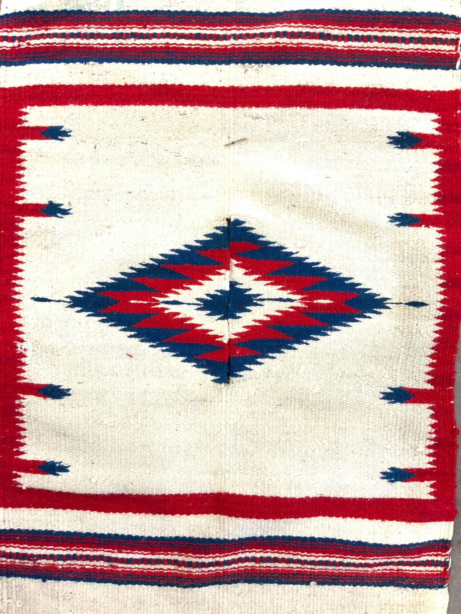 Vintage Tribal Style Handmade Wool Rug (1 of 8)