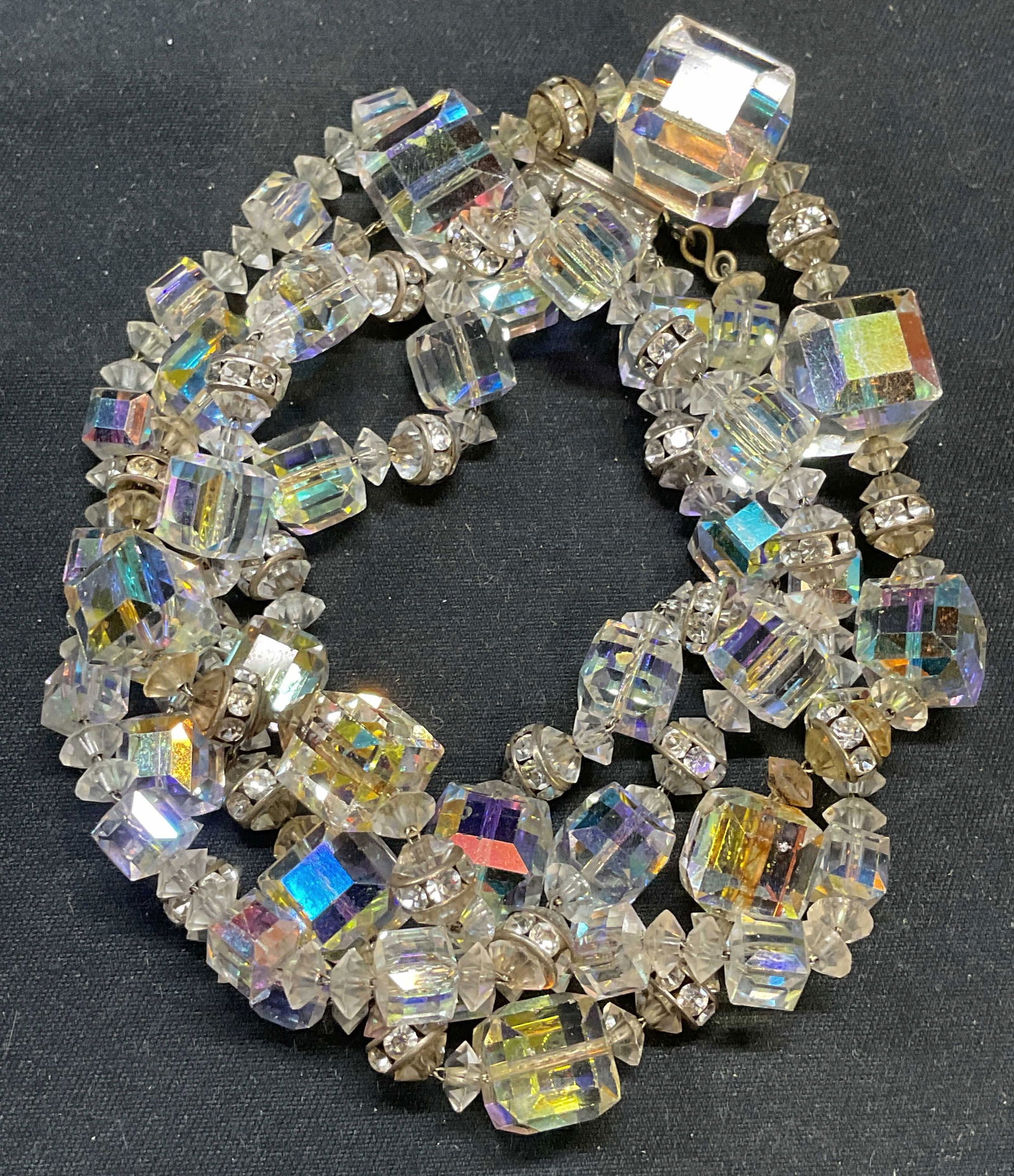 Vintage Crystal Beaded Necklace (1 of 6)