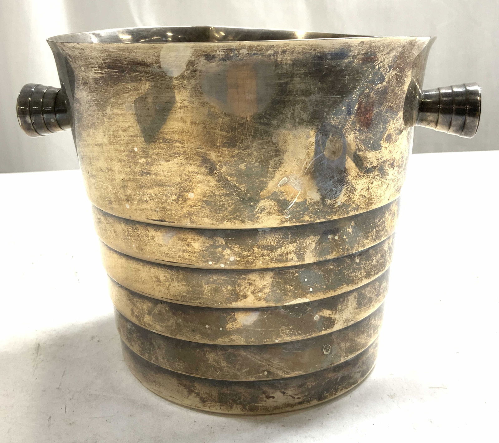 CRISTOFLE Silver Plate Ice Bucket W Handles (1 of 8)