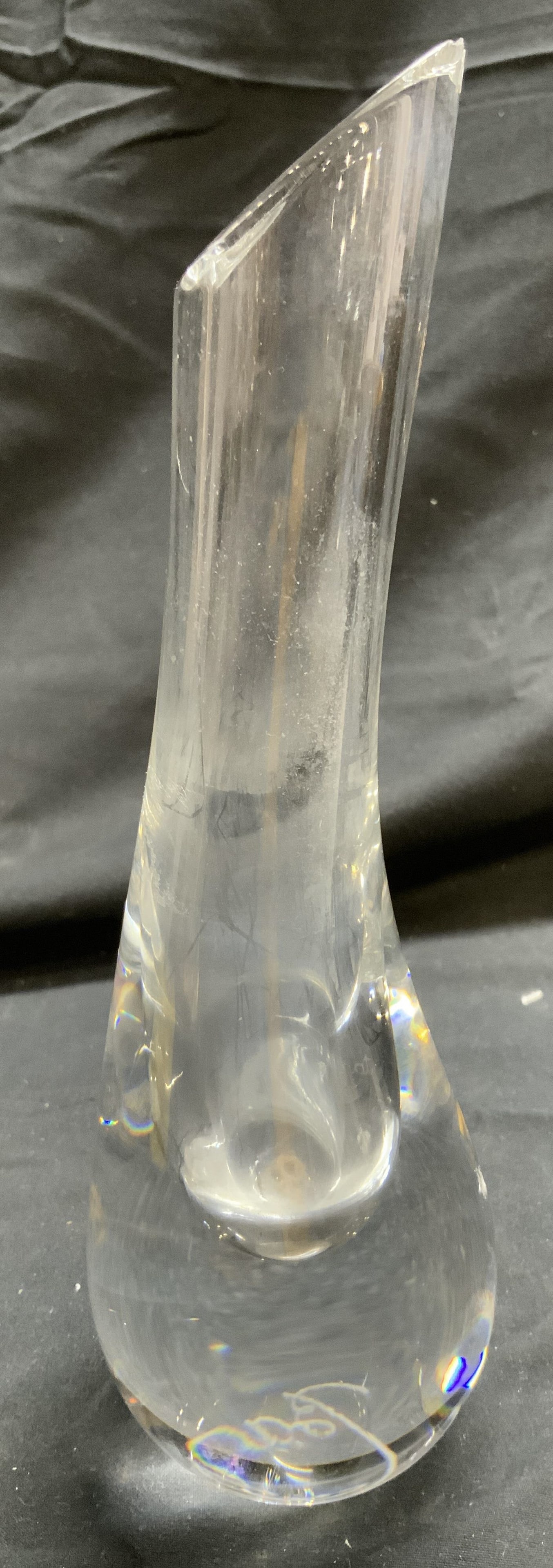 BACCARAT CRYSTAL Teardrop Vase Vessel (1 of 8)