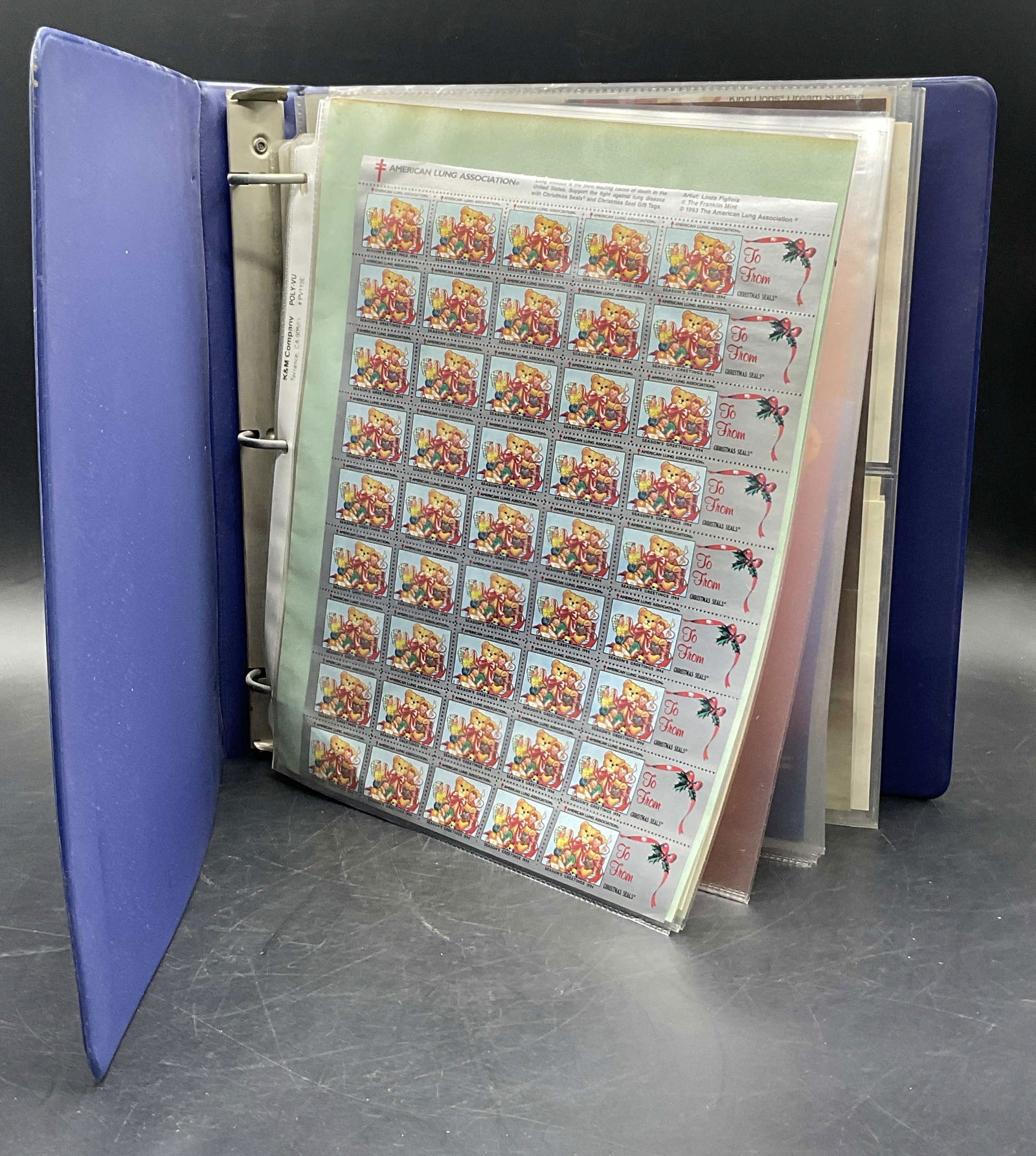 Group Lot Vintage Ephemera, Stamps+ in Binder (1 of 10)